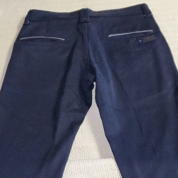 Designer 4Sixty5 Embellished Zippered Navy Blue Pocketed Sz 30x32 Pan Size 30" / US 8 / IT 44 - 5 Thumbnail