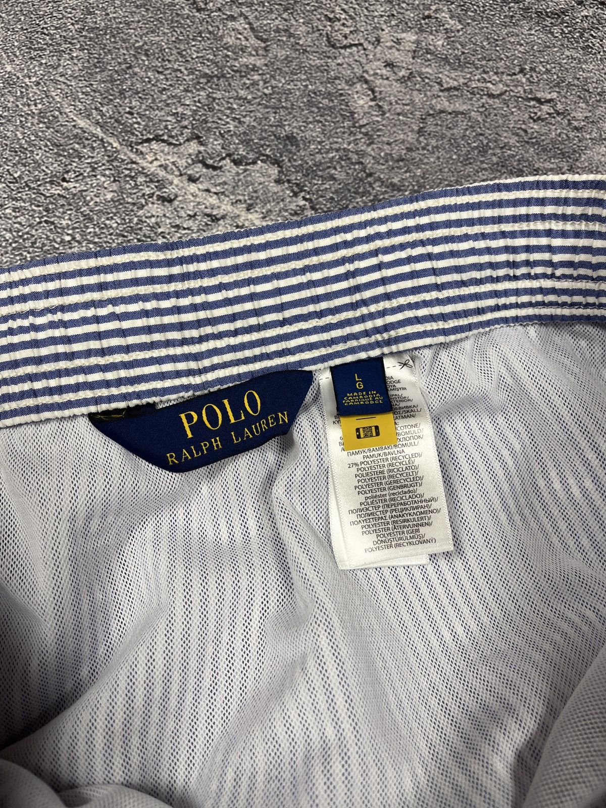 Polo Ralph Lauren × Ralph Lauren Polo Ralph Lauren shorts swimmer striped size L Size US 35 - 6 Thumbnail