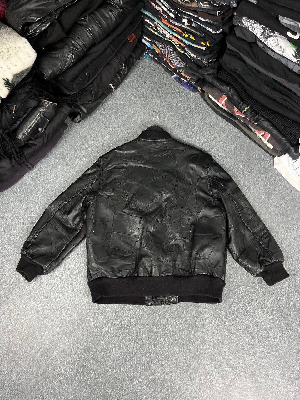 Alpha Industries Vintage Alpha Industries Grunge Vibe Leather Bomber Jacket Size S / US 4 / IT 40 - 6 Thumbnail