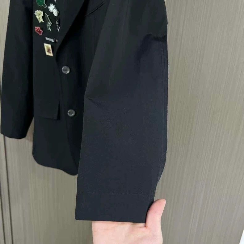 Song For The Mute Song For The Mute Badge suit jacket Size 50R - 3 Thumbnail