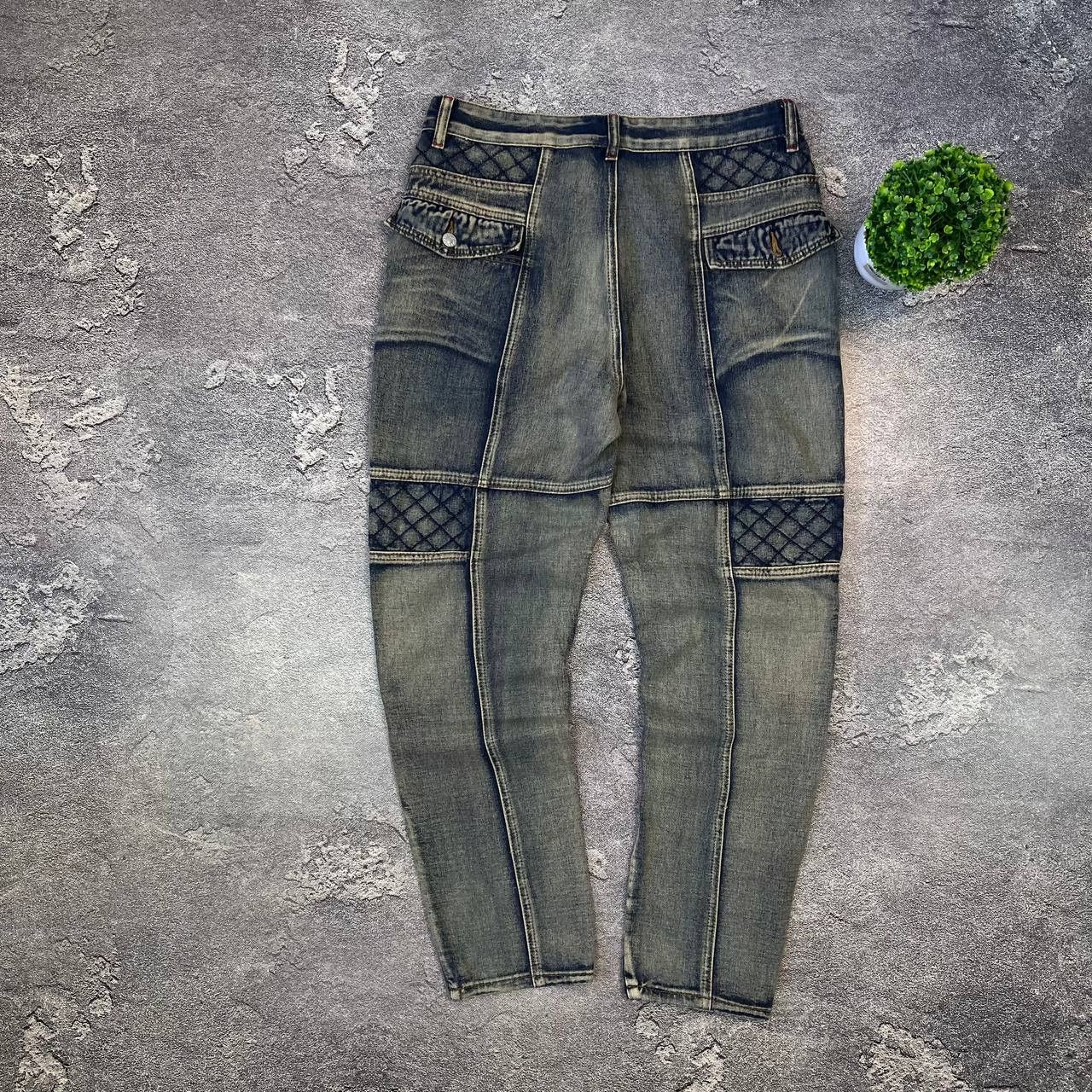 Hysteric Glamour Jeans Dirty Pants Faded Crash Denim Thrashed Y2K Distressed Size US 33 - 8 Thumbnail