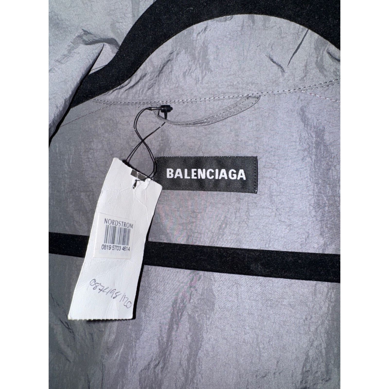 Balenciaga Balenciaga Zipper Oversized Elephant Windbreaker Jacket 46 Size US S / EU 44-46 / 1 - 9 Thumbnail