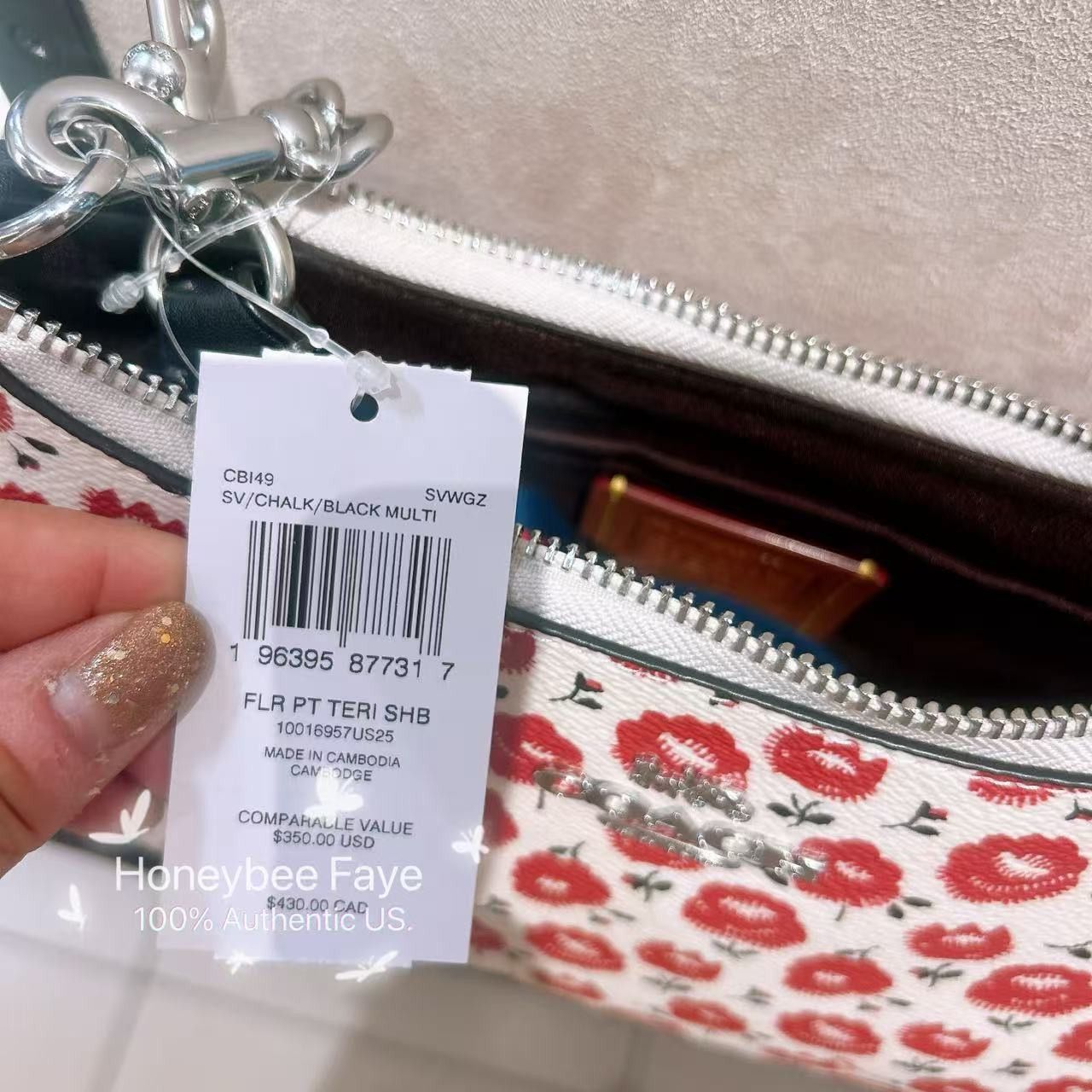Coach Teri Shoulder Bag With Floral Print CBI49 Size ONE SIZE - 4 Thumbnail
