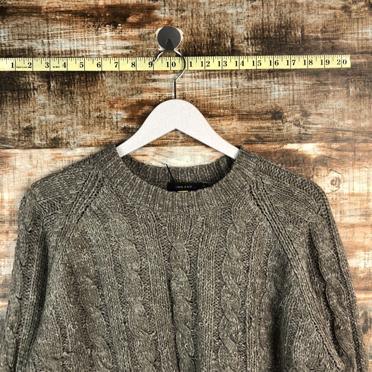 Homespun Knitwear × Japanese Brand Niko And Grey cable Knitwear vintage #A1950 Size M / US 6-8 / IT 42-44 - 4 Thumbnail
