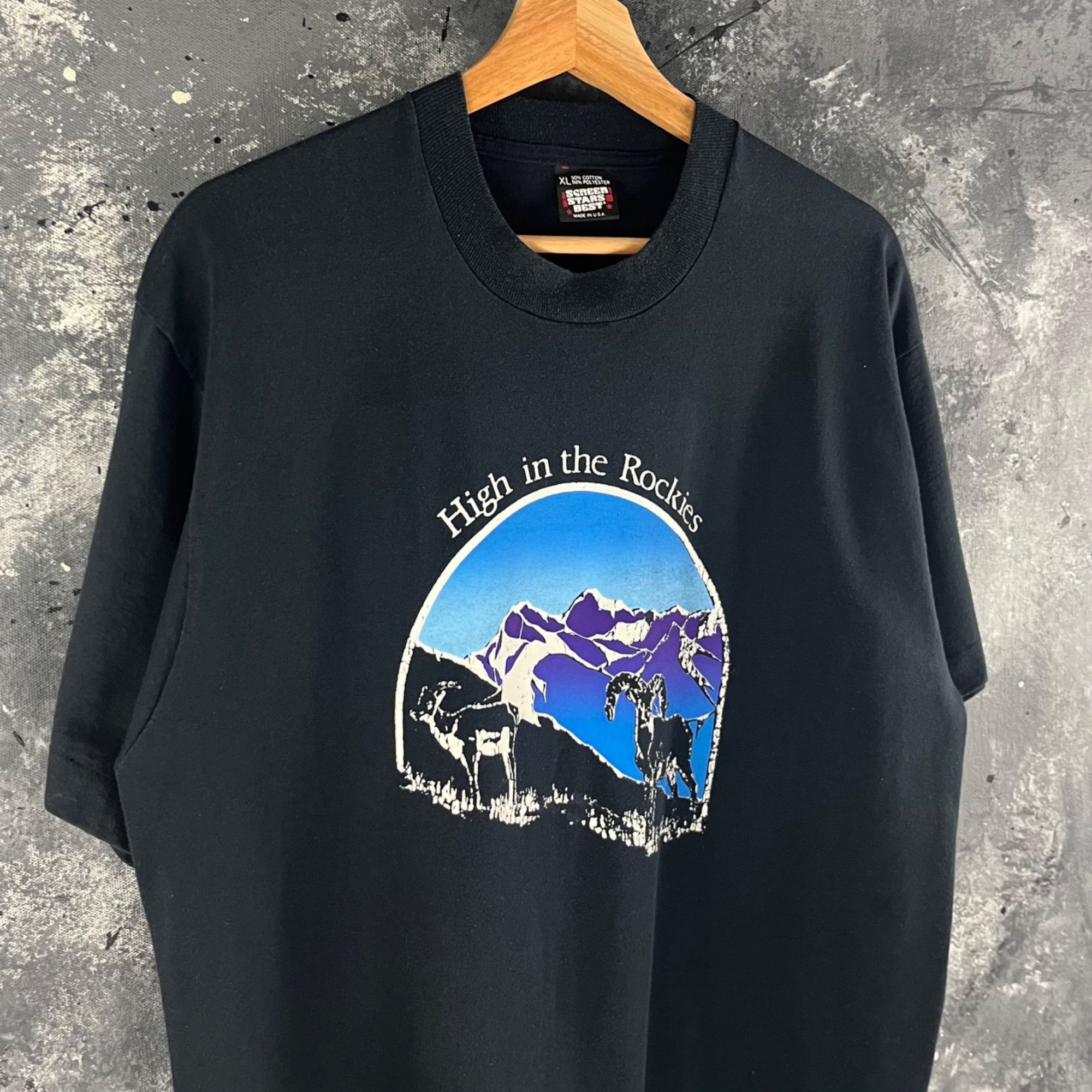 Vintage Vintage 90’s Rocky Mountains shirt Size US L / EU 52-54 / 3 - 2 Thumbnail
