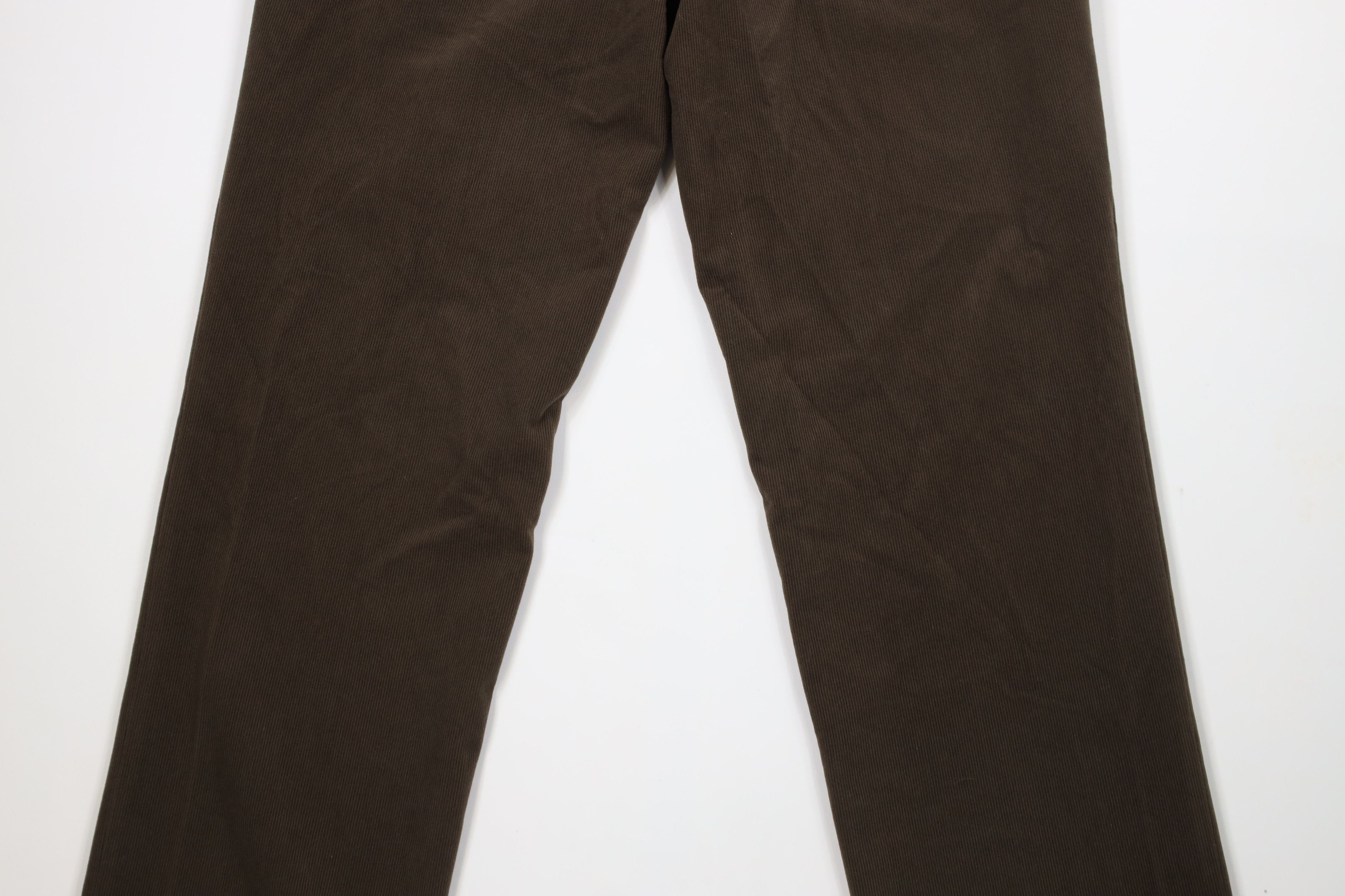 Vintage Vintage 90s Streetwear Wide Leg Corduroy Chino Pants Brown Size US 36 / EU 52 - 9 Thumbnail