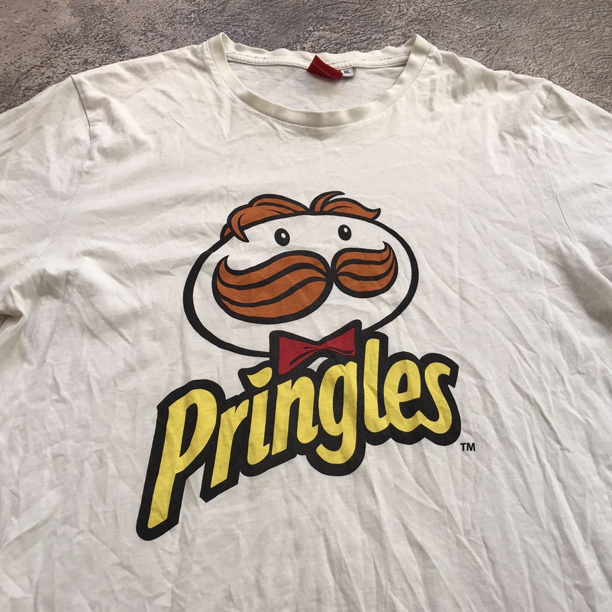 Vintage Vintage Y2K Pringles Sun Faded Graphic Tee Streetwear Boxy L Size US L / EU 52-54 / 3 - 1 Thumbnail