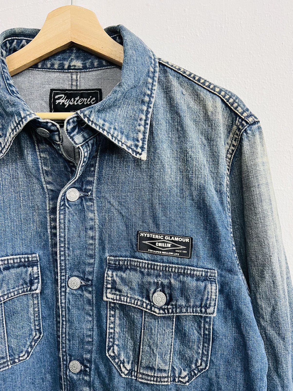 Hysteric Glamour Vintage Hysteric Glamour Heavy Denim Jacket Size US M / EU 48-50 / 2 - 2 Thumbnail
