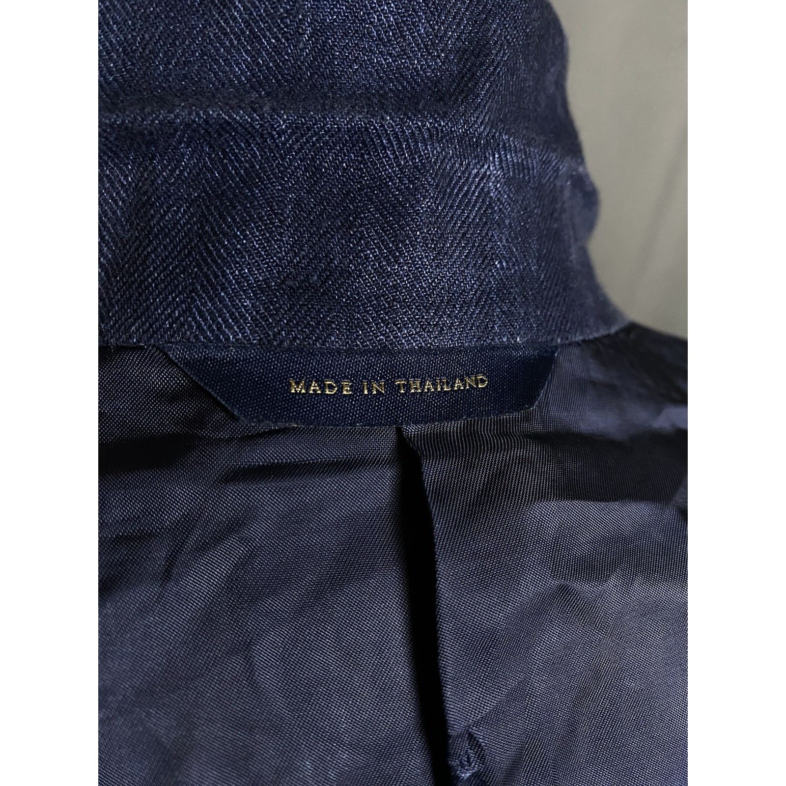 Brooks Brothers Brooks Brothers Men's Blue Linen Blazer Sportcoat Jacket Siz Size 40R - 9 Thumbnail
