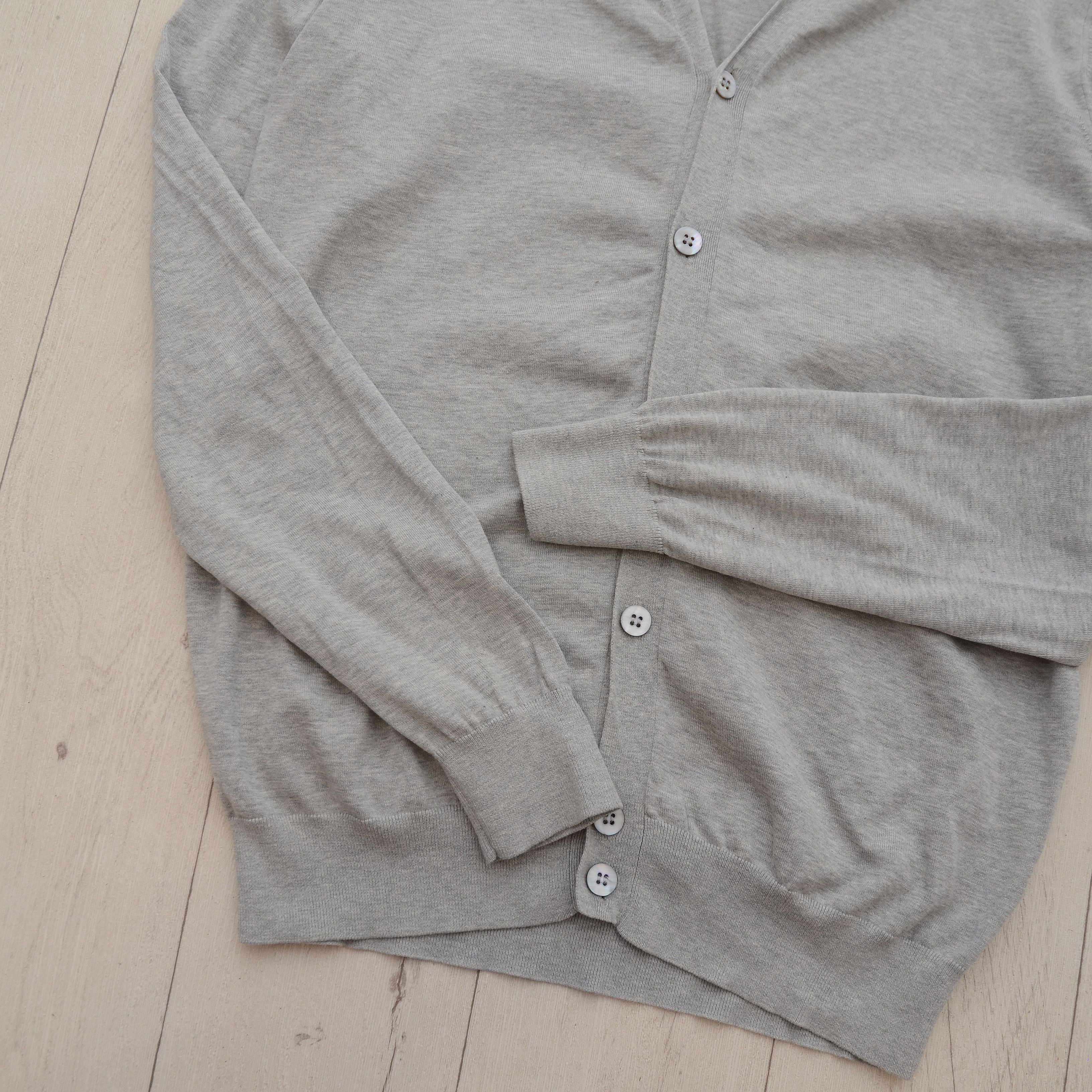 Suitsupply SUITSUPPLY Men's Cardigan Gray Size L Old Money Style Size US L / EU 52-54 / 3 - 5 Thumbnail