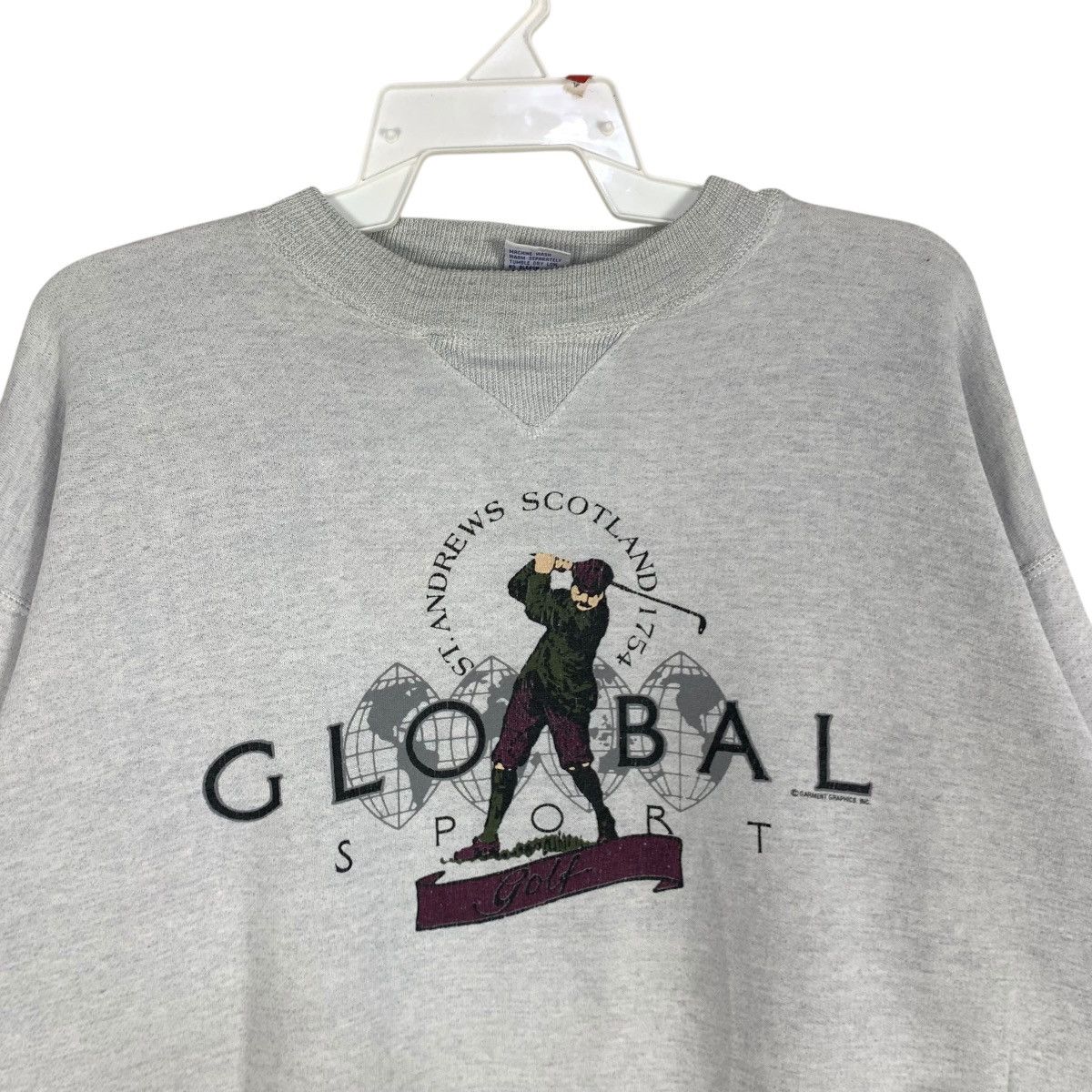 Vintage Vintage Global Sport Golf Andrew Scotland Sweatshirt BigLogo Size US L / EU 52-54 / 3 - 7 Thumbnail