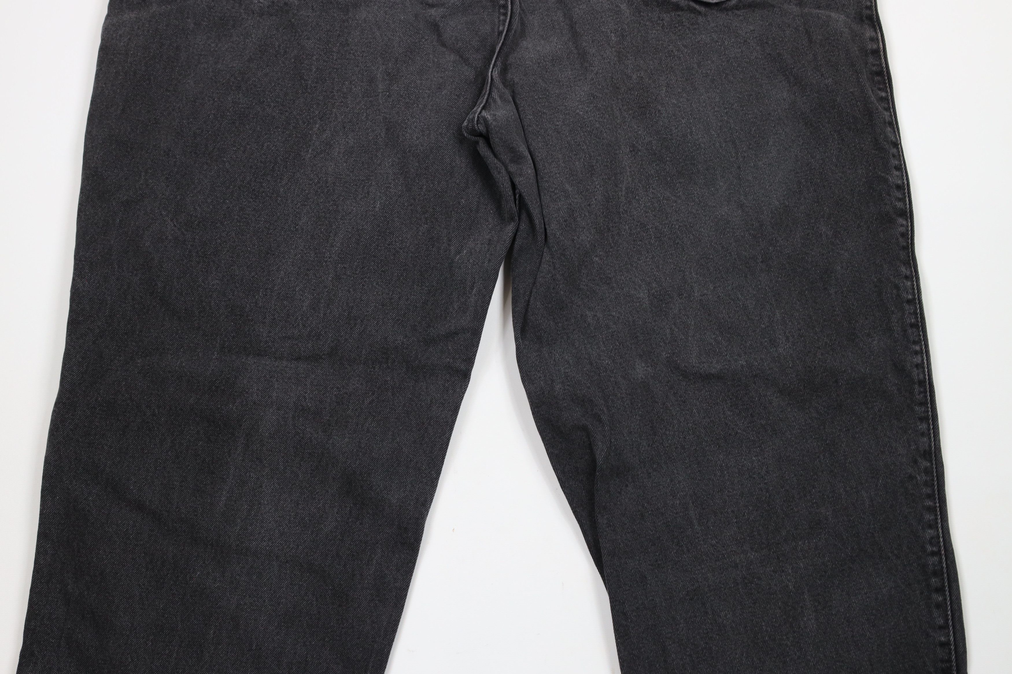 Levi's × Vintage Vintage 90s Levis 545 Loose Fit Wide Leg Denim Jeans Black Size US 44 / EU 60 - 12 Thumbnail