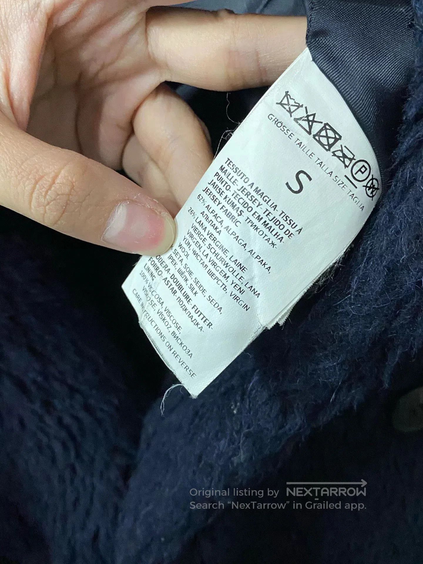Other Maxmara Blue Teddy Bathrobe Coat Size S. Size S / US 4 / IT 40 - 6 Thumbnail