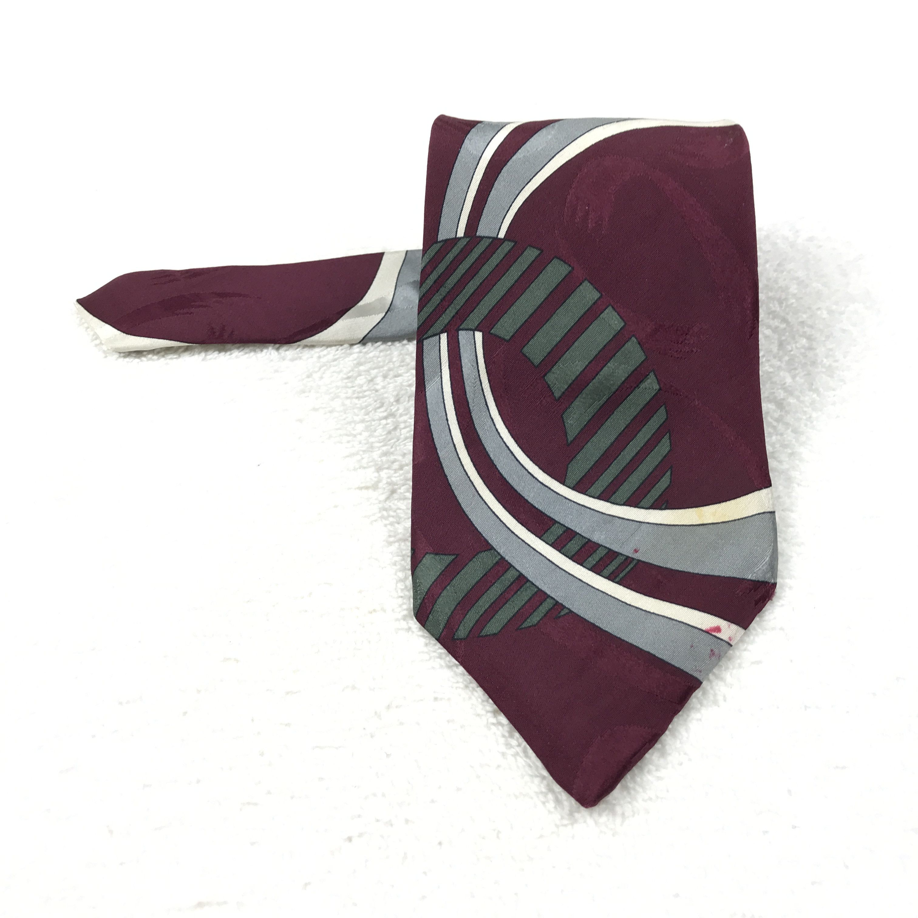 Bugatti × Designer × Vintage Vintage Bugatti Silk Necktie Size ONE SIZE - 1 Thumbnail