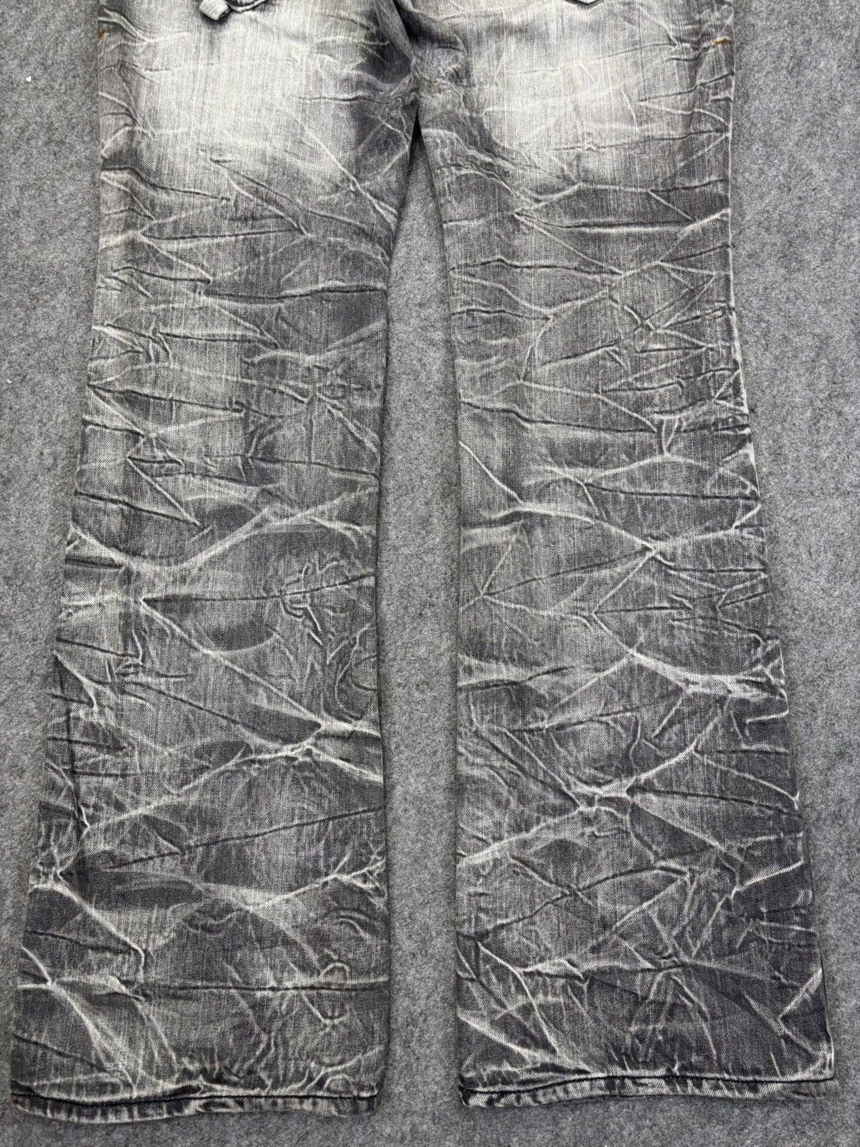 Japanese Brand 💥Super Flare💥Blow By Blue Insane Fades Flare Denim F923 Size US 33 - 14 Thumbnail