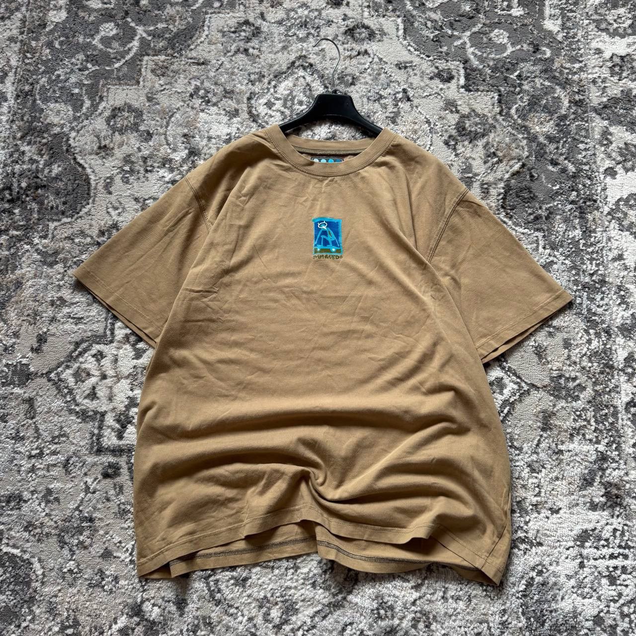 Mambo Vintage Mambo Skate Retro Beige Baggy Oversize Tee Shirt Size US XL / EU 56 / 4 - 2 Thumbnail