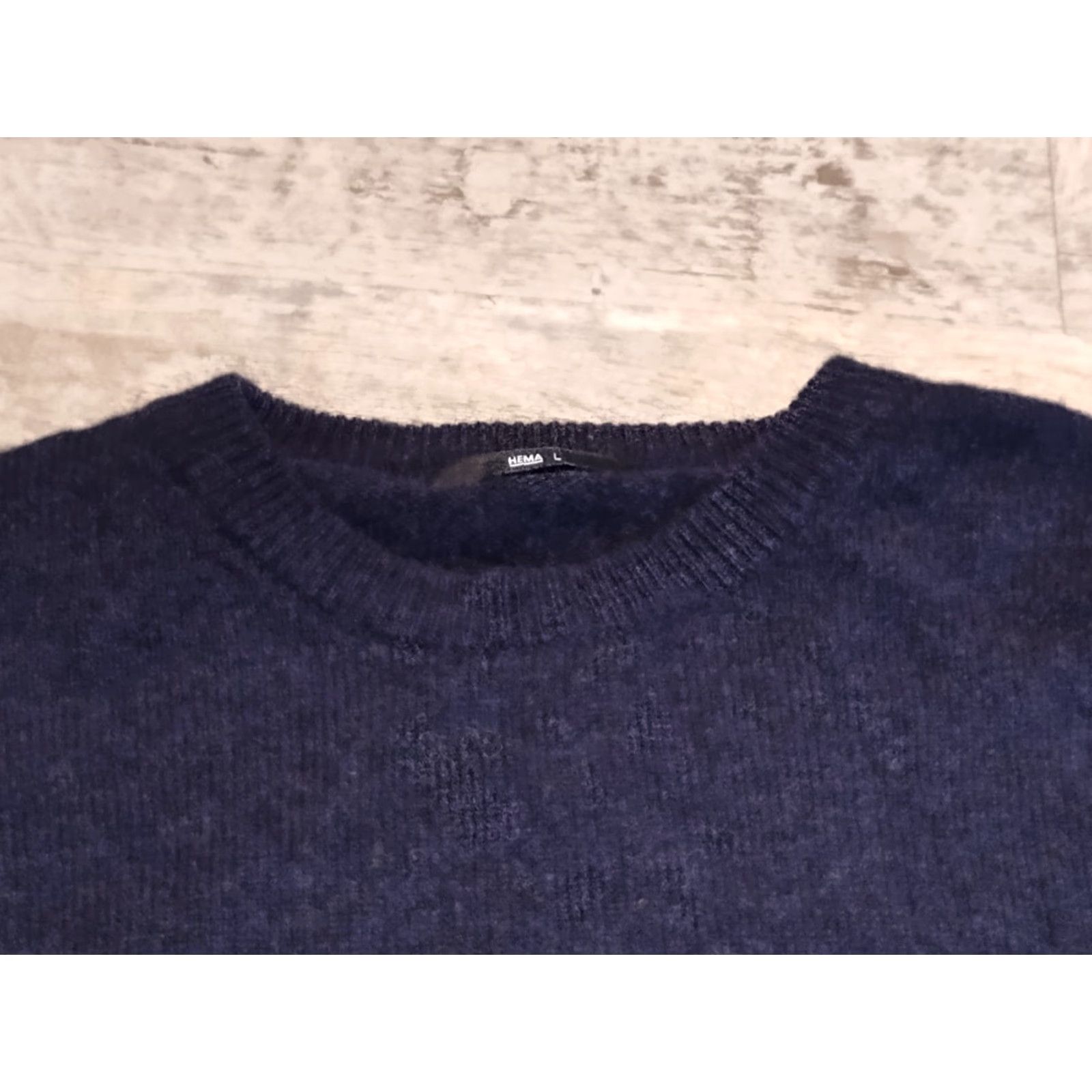 Vintage VINTAGE Woolmark Hema Men's Sweater Pullover Crew Neck Long Sleeve Blue Size Large Knit Casual Winter Fall Spring Size US L / EU 52-54 / 3 - 6 Thumbnail