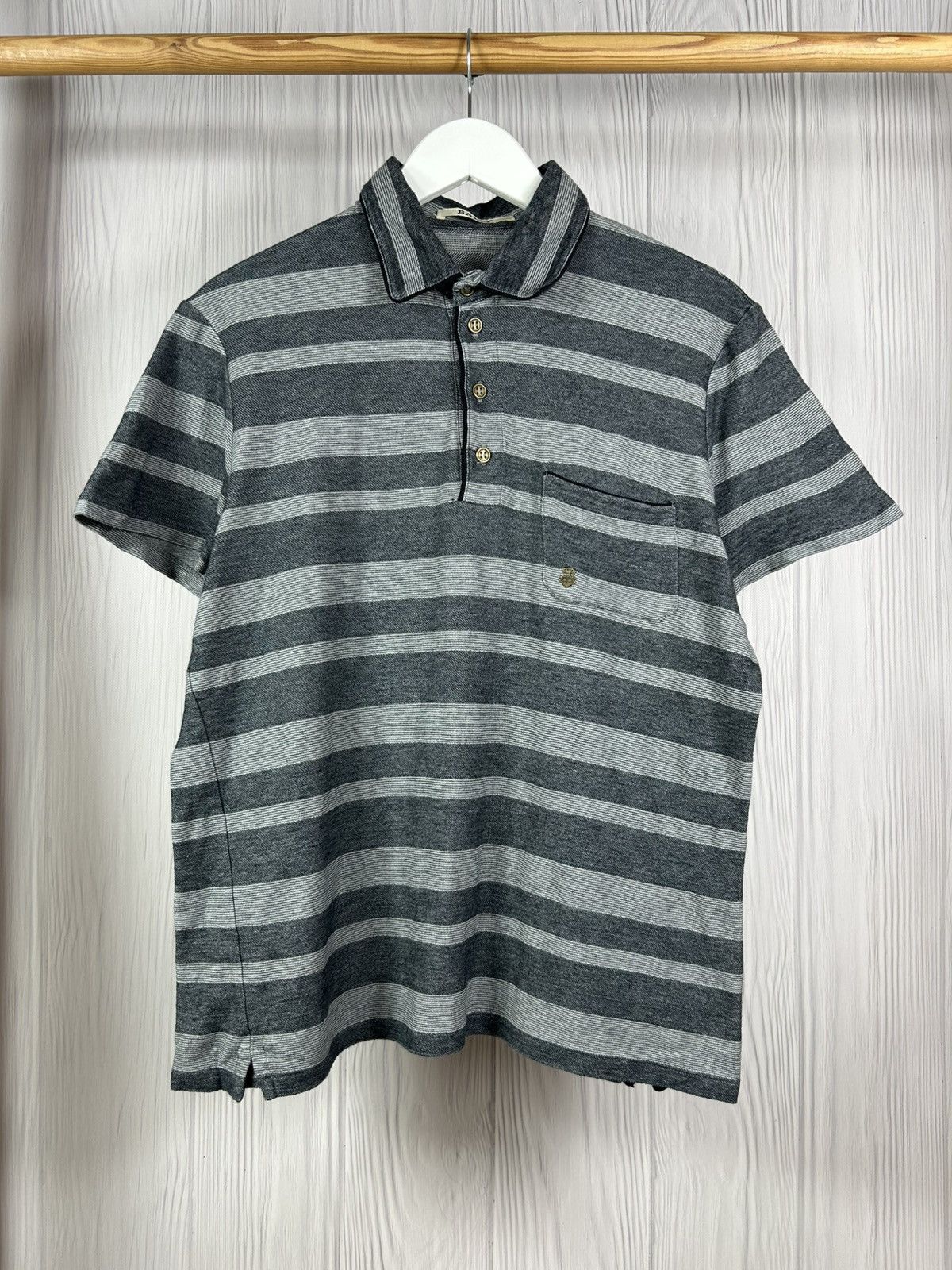 Bally Bally Pocket Metal Logo Premium Cotton Polo Size 48/38 Size US M / EU 48-50 / 2 - 1 Thumbnail