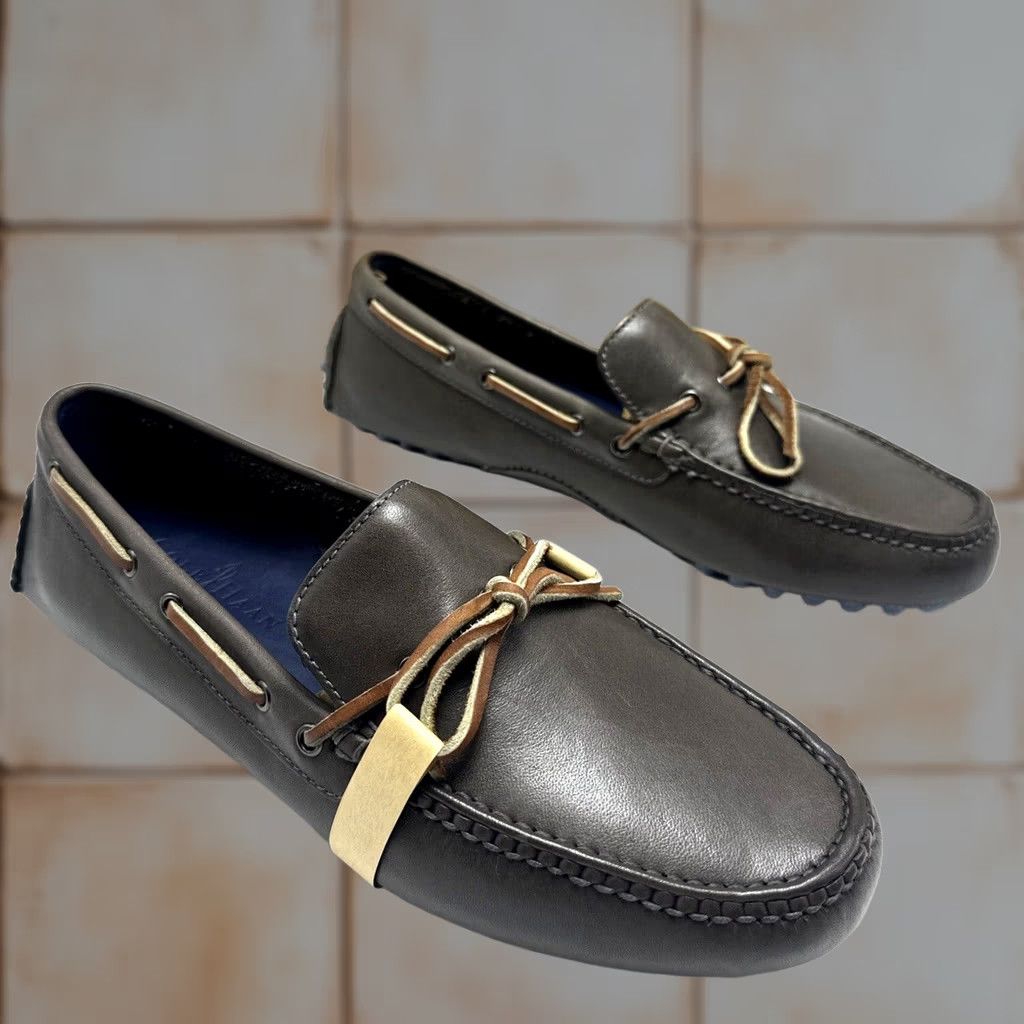Cole Haan Cole Haan Air Grants Camp Moc Slip On Mens Size 8 M Grey Size US 8 / EU 41 - 1 Thumbnail