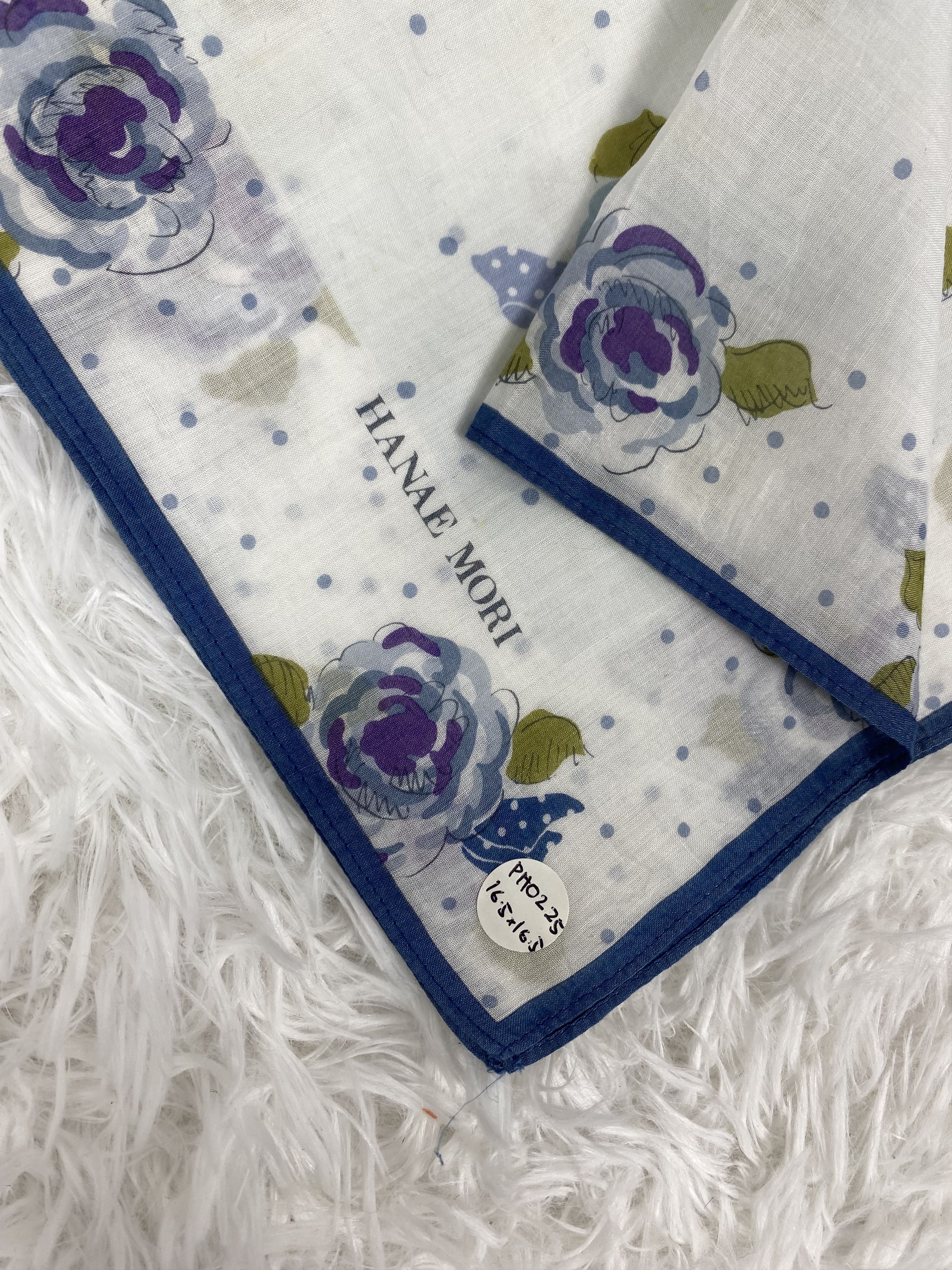 Hanae Mori × Vintage Vintage Hanae Mori Handkerchief Neckerchief PH0225 Size ONE SIZE - 2 Thumbnail