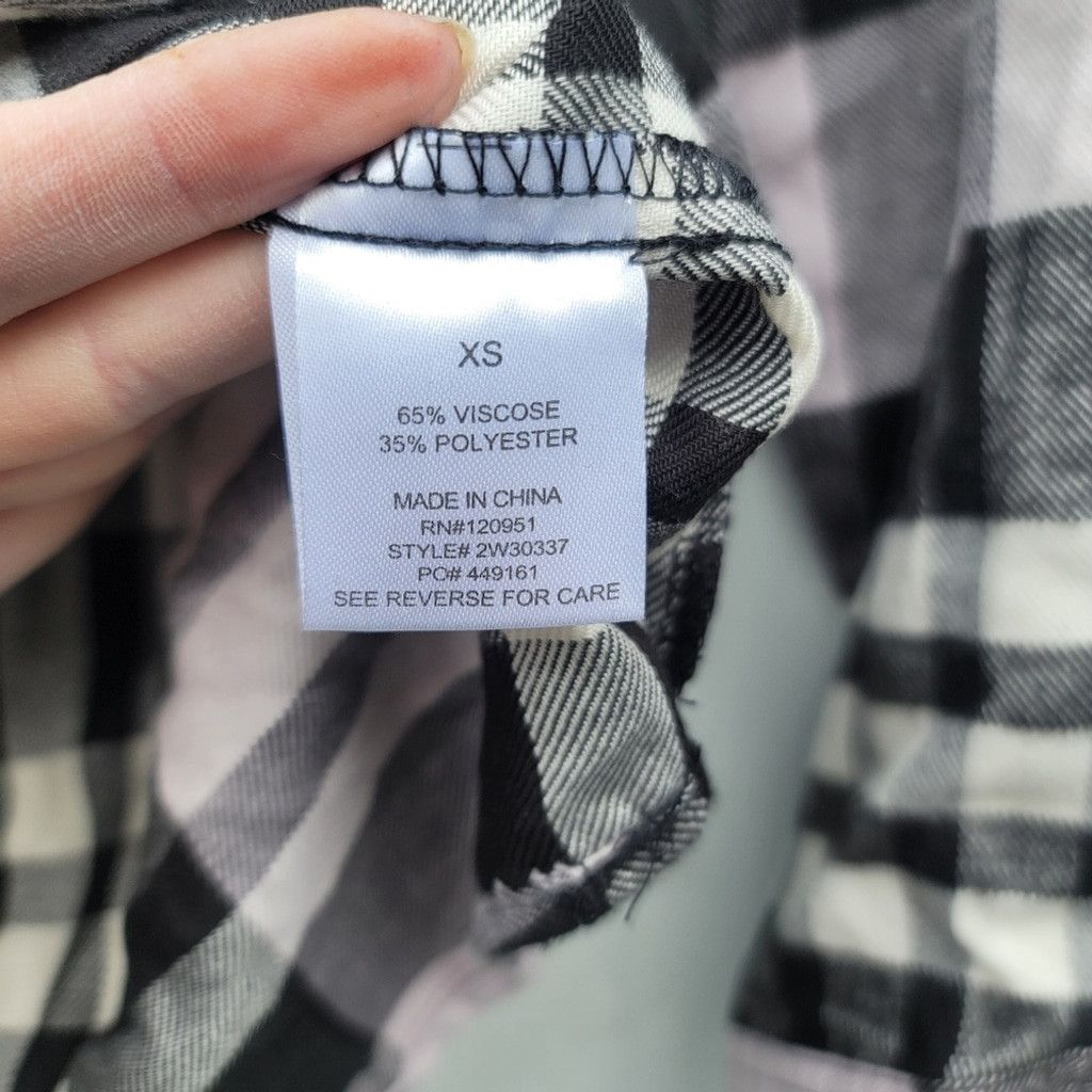 Other NWT Hippie Rose Flannel Hooded Button Down Shirt Lightweight Size XS / US 0-2 / IT 36-38 - 8 Thumbnail