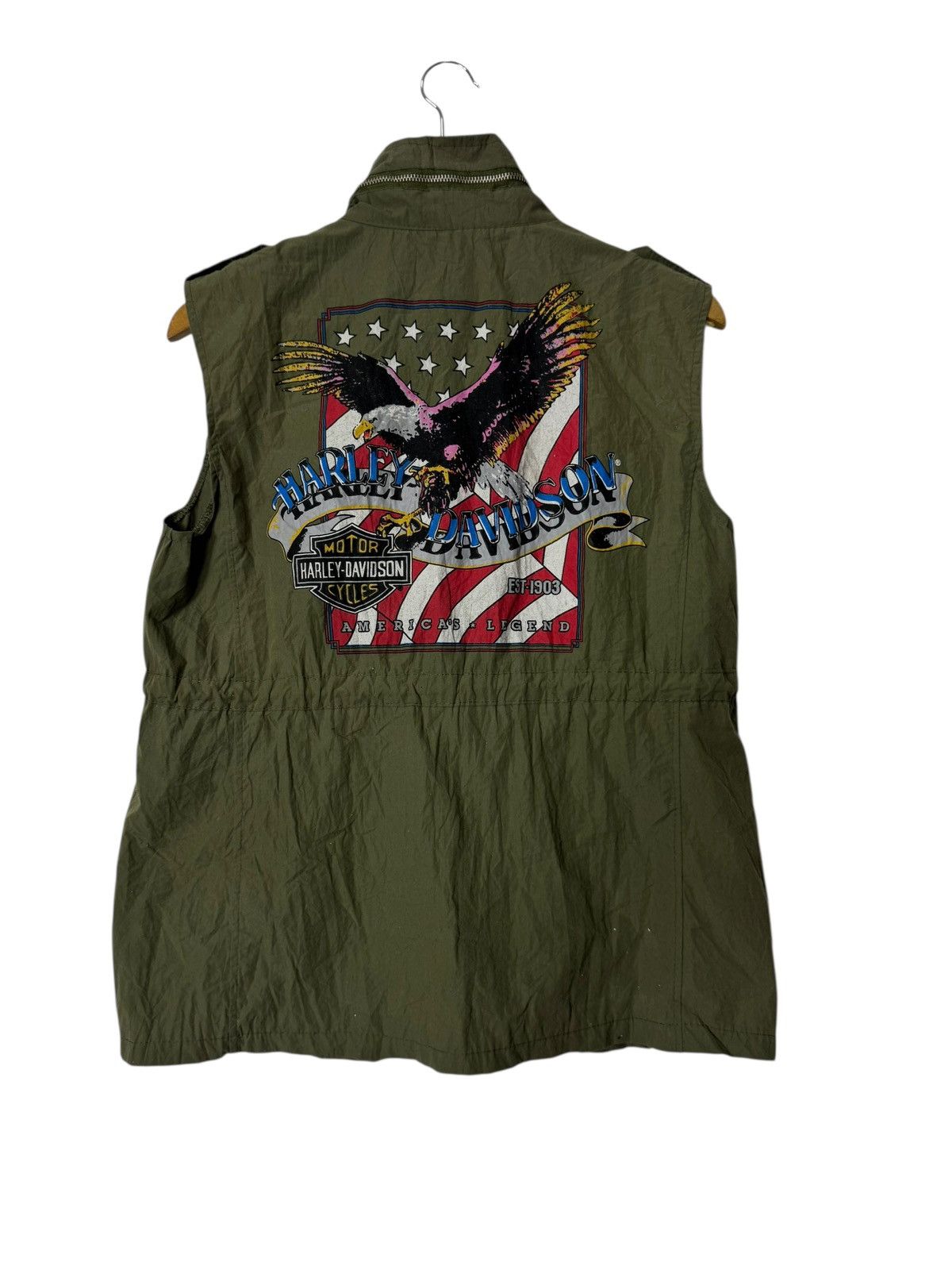 Harley Davidson army vest