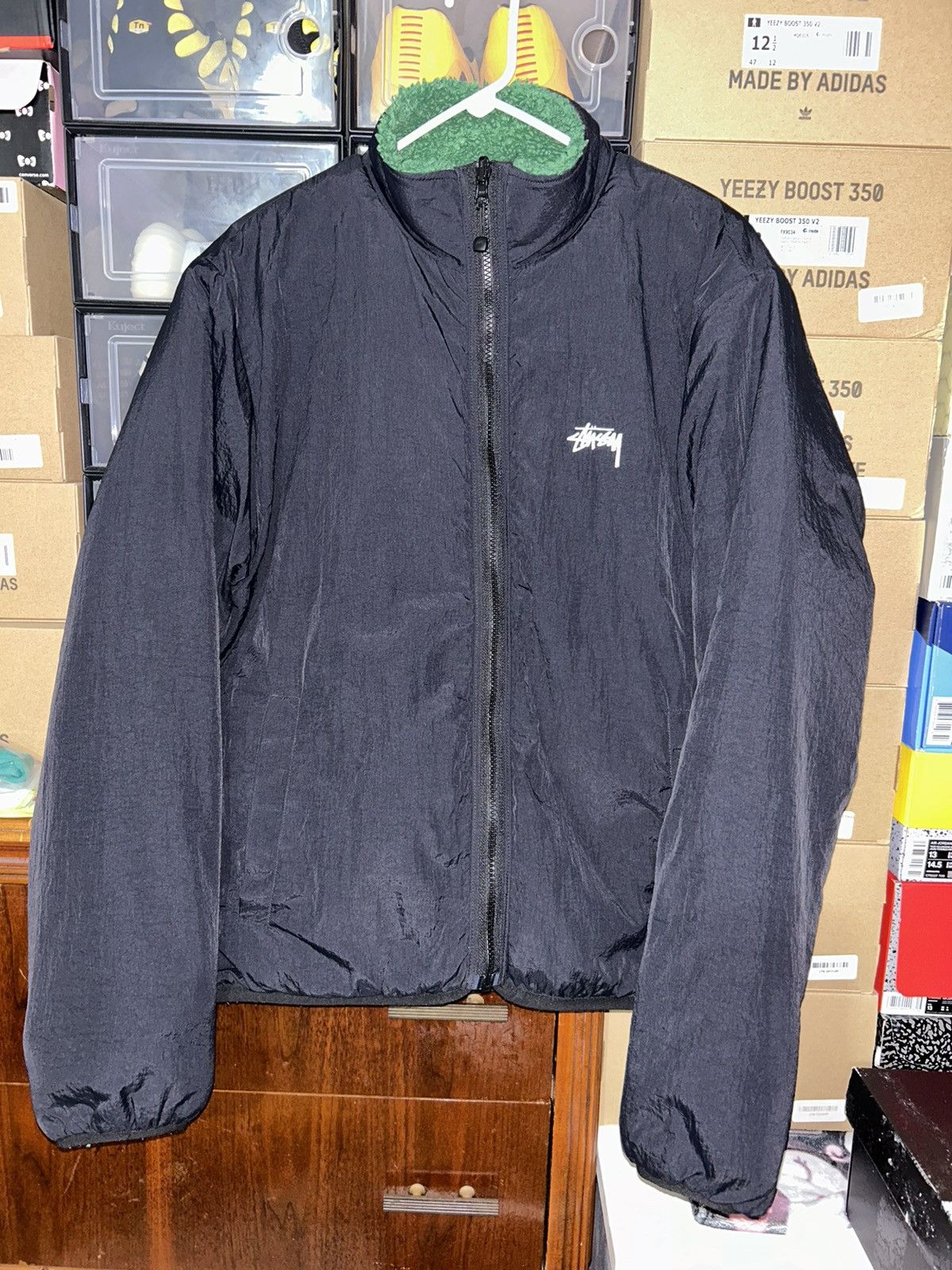 Stussy Stüssy Sherpa Reversible Jacket Green SS24 Stussy NEW Size US M / EU 48-50 / 2 - 7 Thumbnail