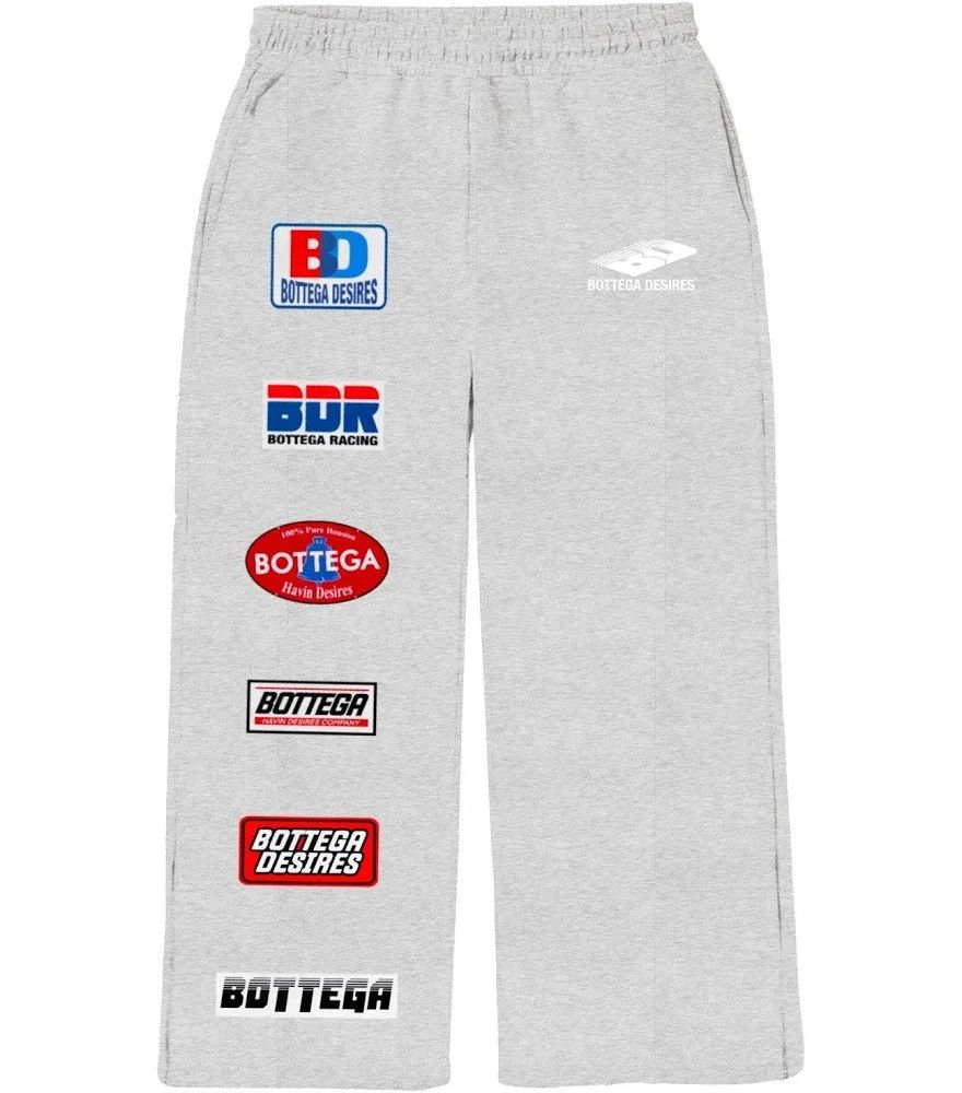 Bottega Desires Bottega Desires Patch Sweatpants gray Size US 34 / EU 50 - 1 Preview