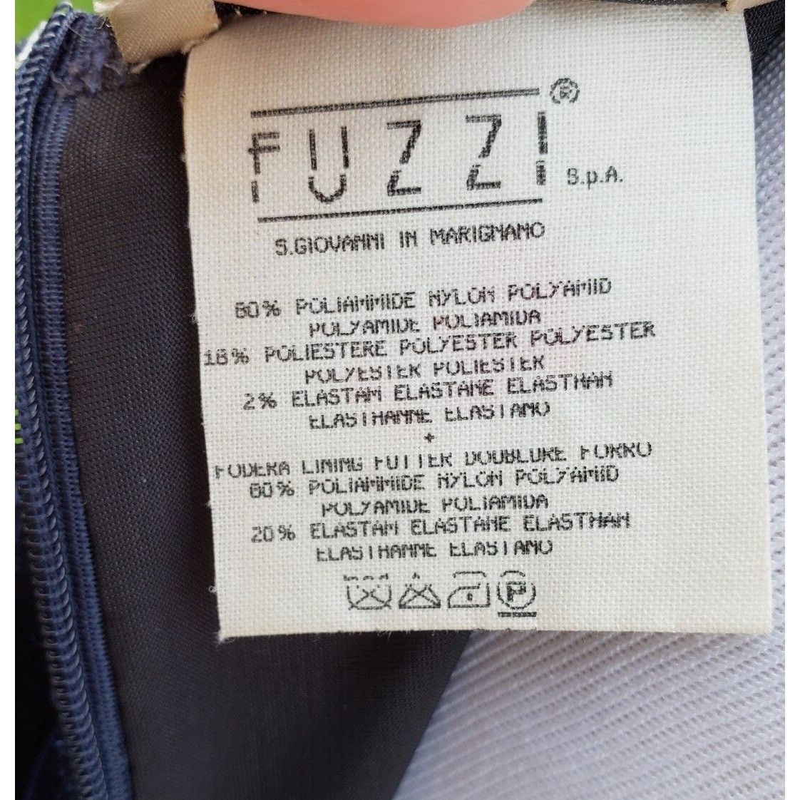 FUZZI Fuzzi Velvet Dress Womens 6 Blue Silk Chiffon Layered Italy Size S / US 4 / IT 40 - 12 Thumbnail