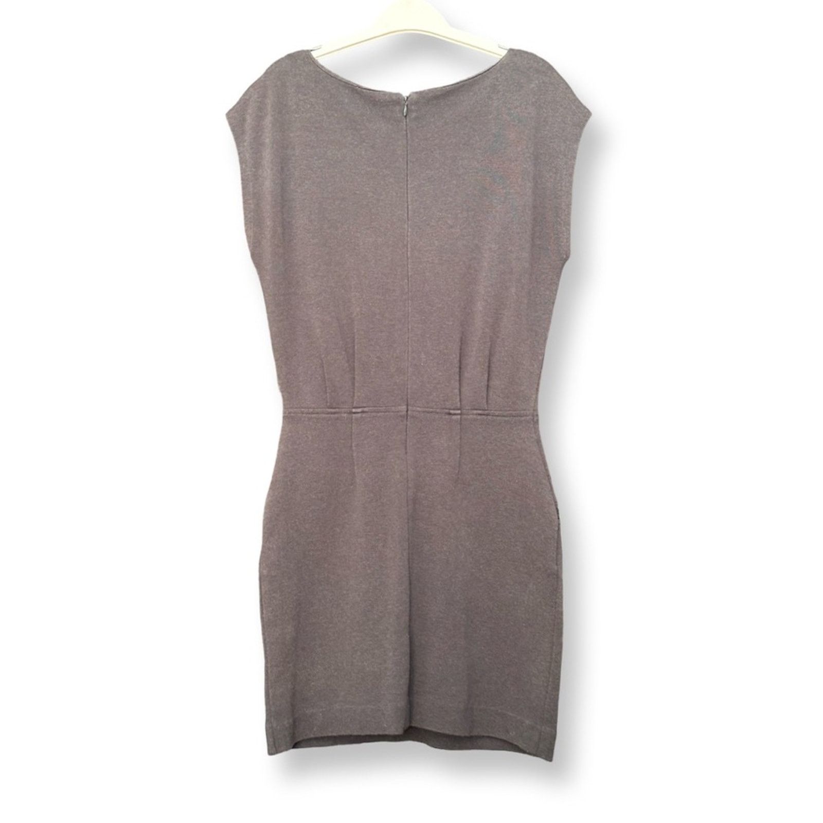 Michael Kors Michael Kors Gray Scoop Neck Sleeveless Bodycon Dress Size S / US 4 / IT 40 - 1 Thumbnail