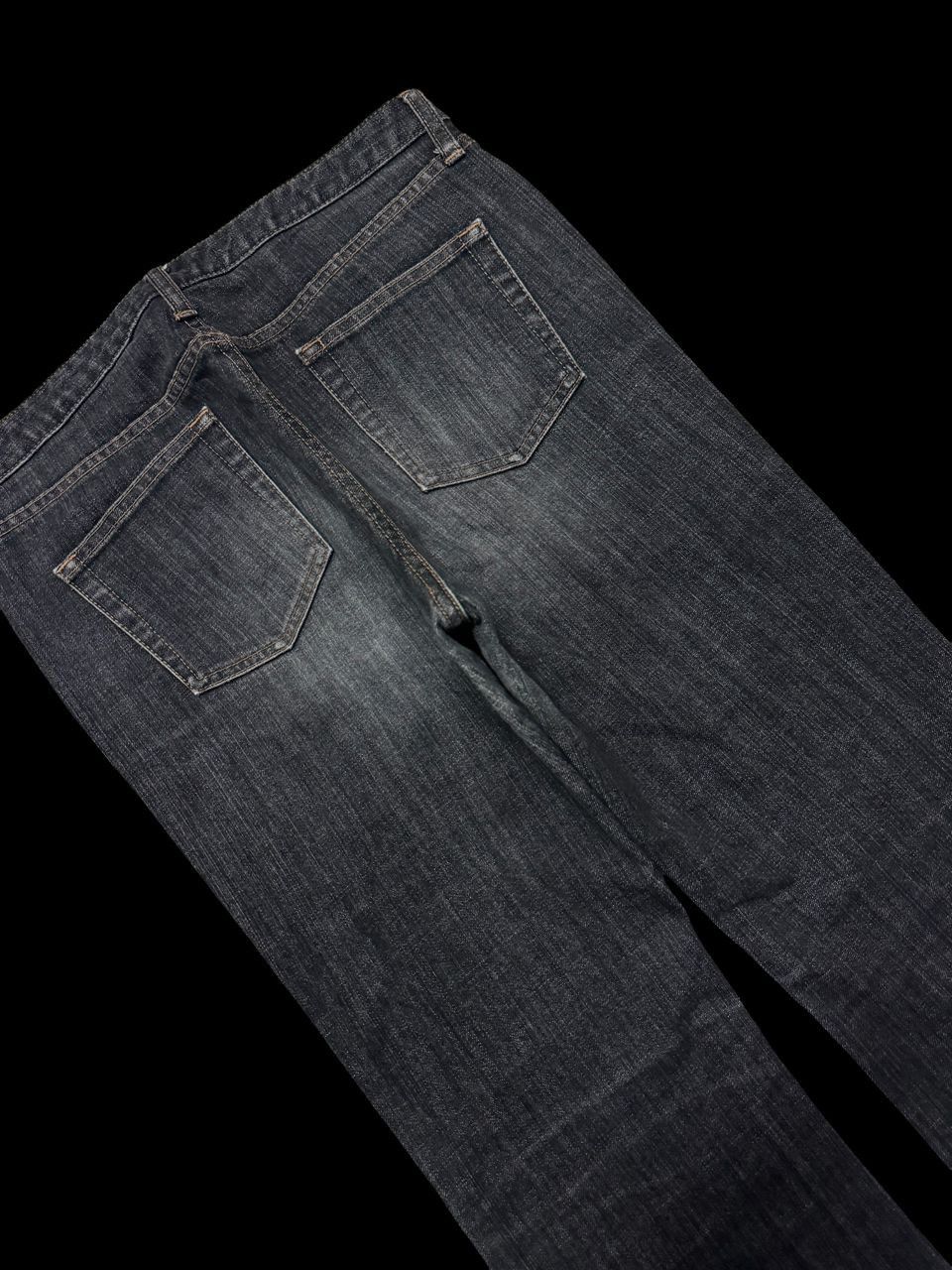 Jun Takahashi 💥Flare💥90s Style Uniqlo Whisker Clawmark Bootcut Dark Jeans Size US 30 / EU 46 - 17 Thumbnail