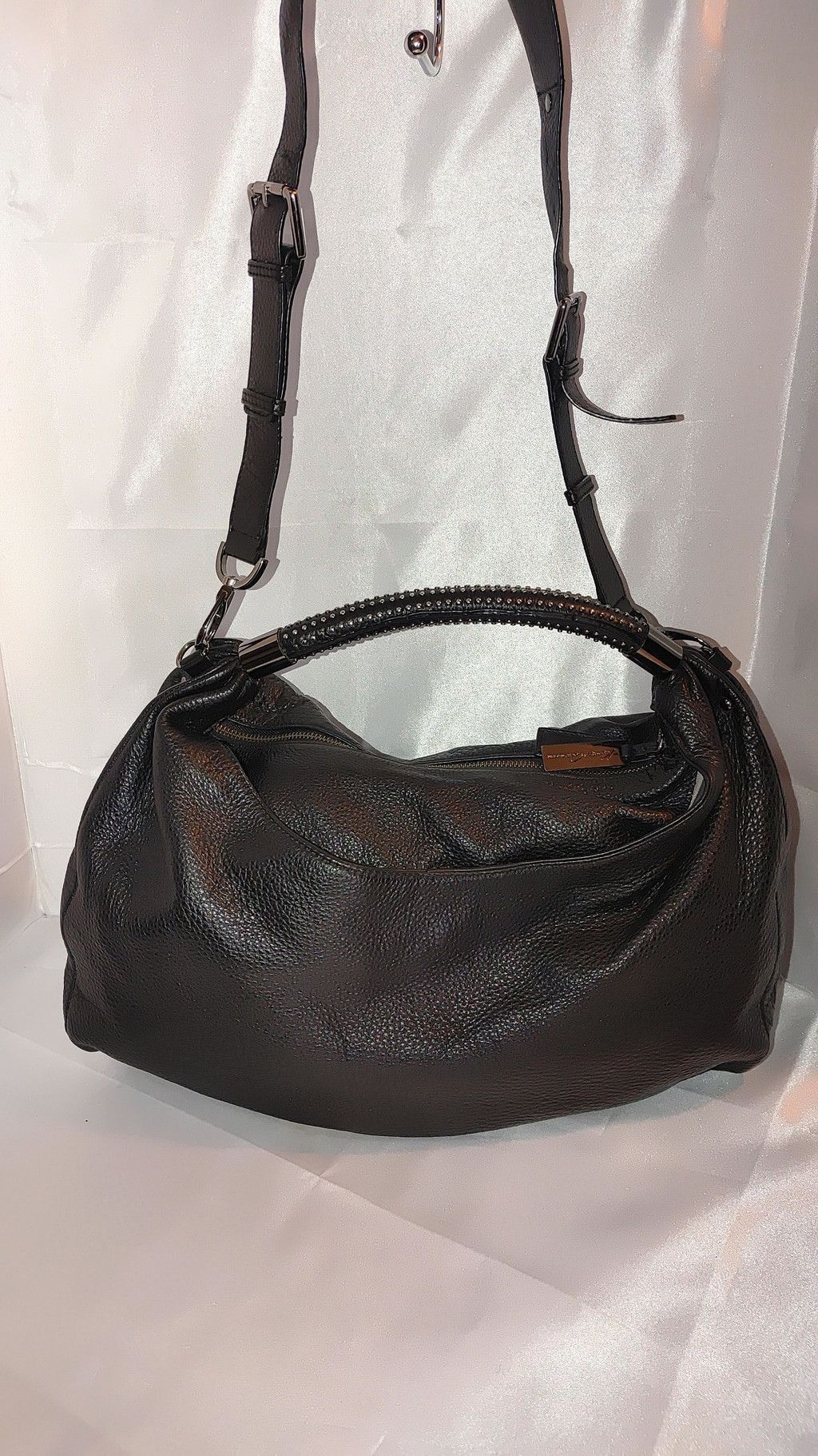 Kenneth Cole Kenneth Cole New York Leather Oversized Hobo Bag Size ONE SIZE - 5 Thumbnail