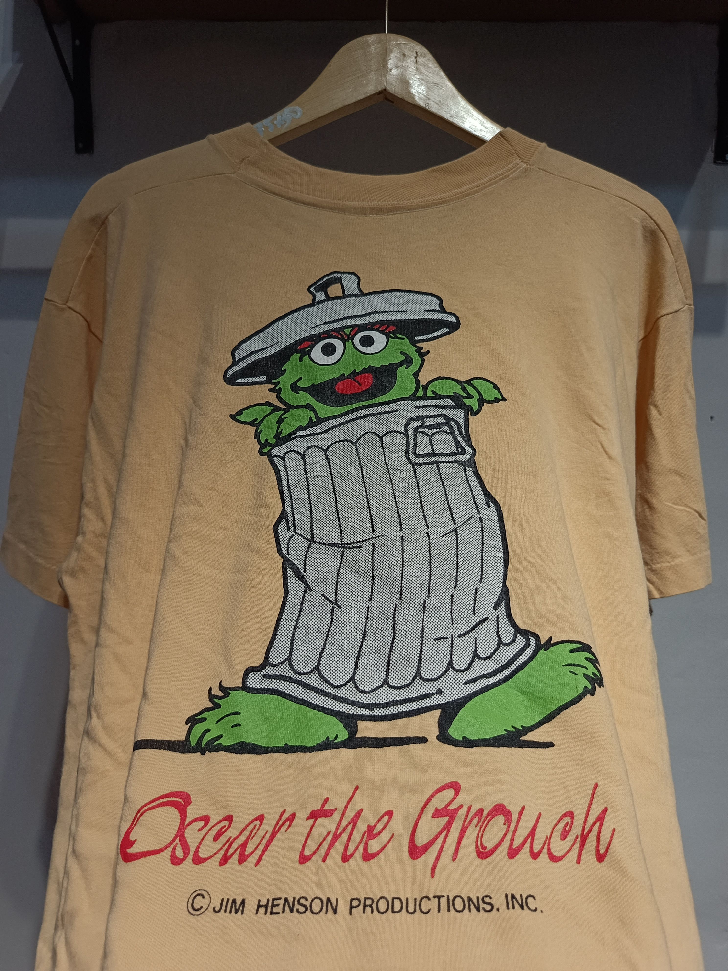 Fruit Of The Loom Vintage Sesame Street Oscar The Grouch Size US L / EU 52-54 / 3 - 3 Thumbnail