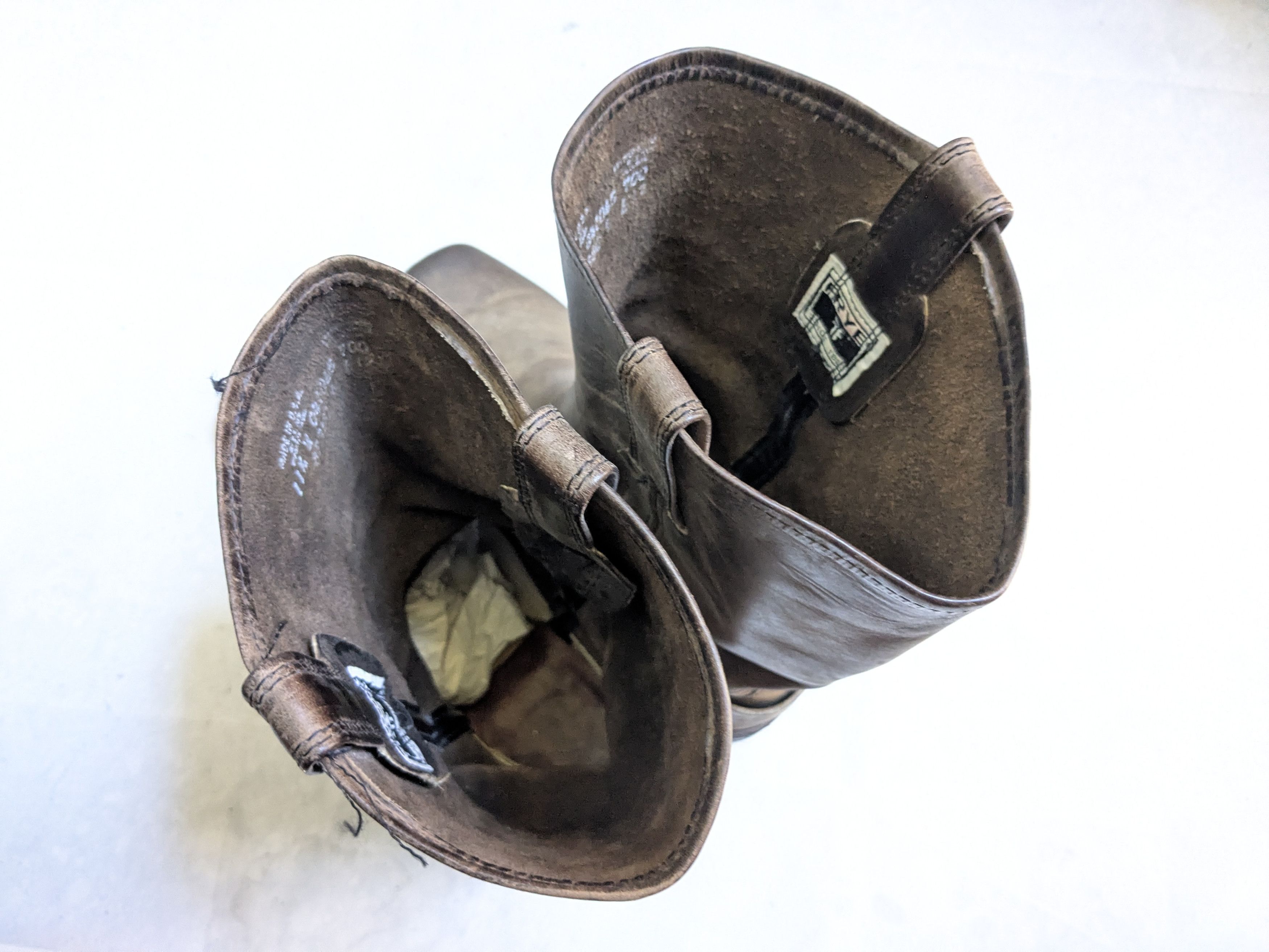 Frye Frye Harness Boots Brown 11.5 Wide Leather USA Size US 11.5 / EU 44-45 - 16 Thumbnail