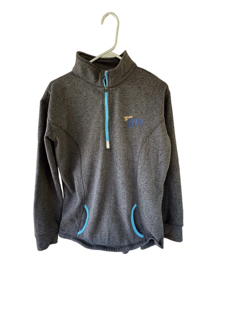 J. America J. America Miller Lite Fleece Pullover Woman M Onyx/Blue Size M / US 6-8 / IT 42-44 - 1 Thumbnail