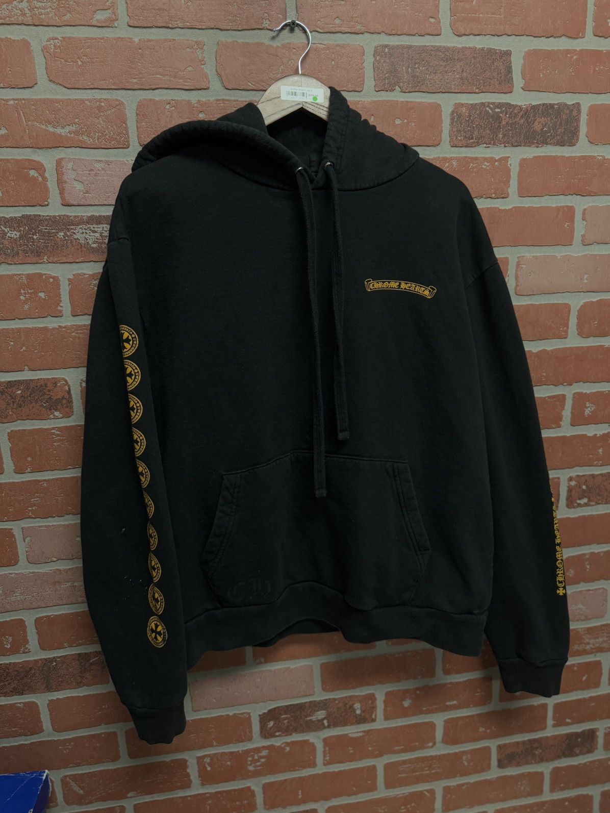 Chrome Hearts Chrome Hearts Black Yellow Pullover Hoodie Size M 🧼 Size US M / EU 48-50 / 2 - 3 Thumbnail