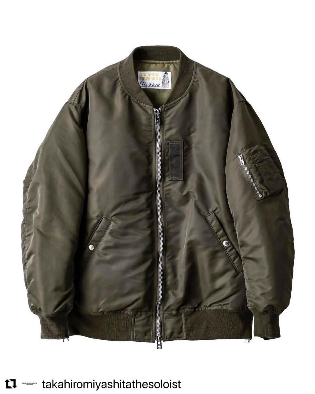 Takahiromiyashita The Soloist. Fukuoka 3rd Anniversary 2-way bomber jacket Size US S / EU 44-46 / 1 - 1 Thumbnail