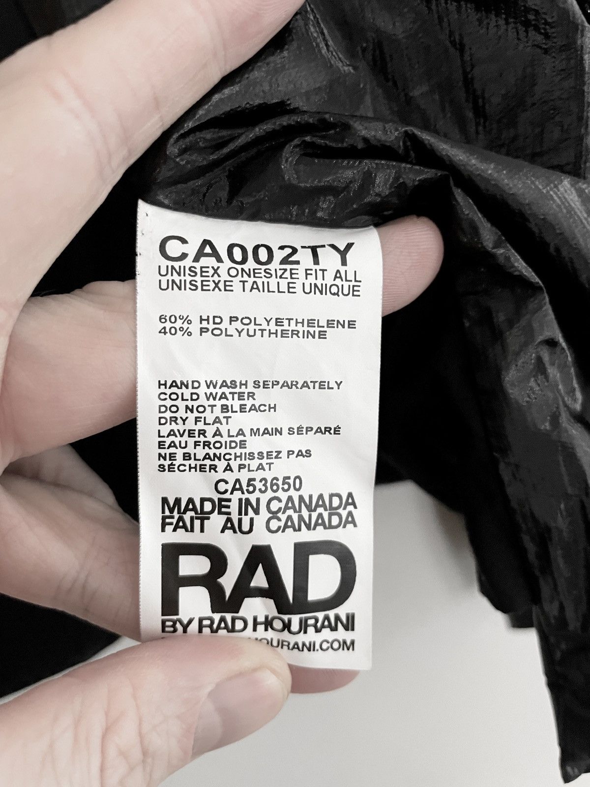 Rad Hourani Rad Hourani Zipper Sleeve Asymmetric Jacket Size US XS / EU 42 / 0 - 15 Thumbnail