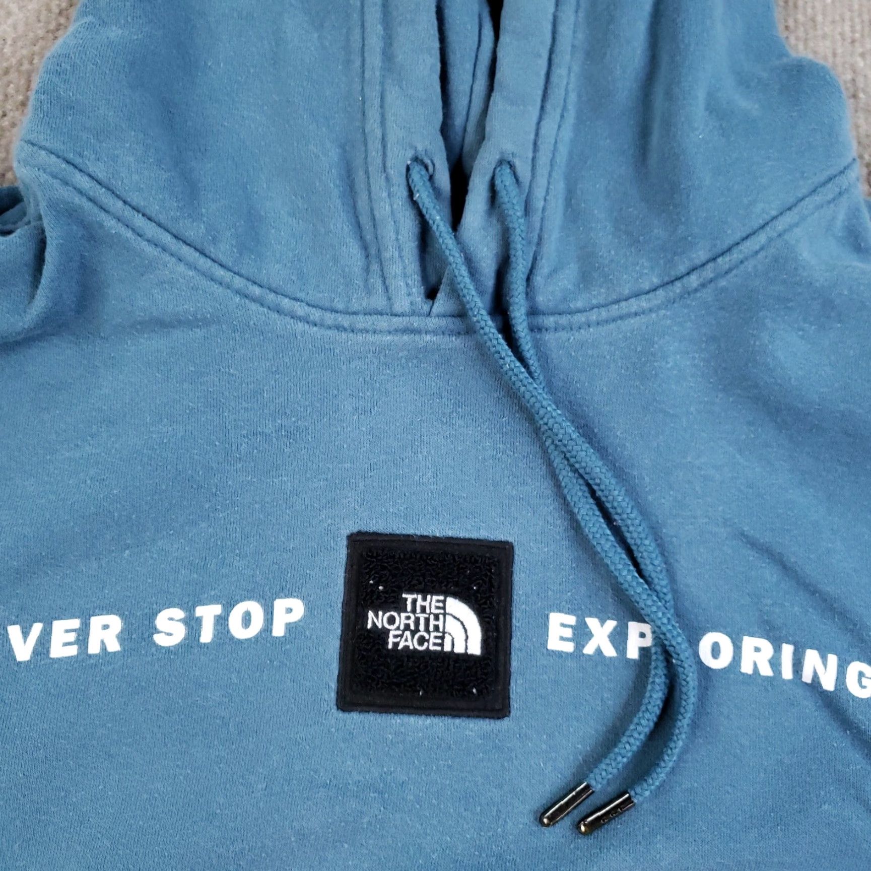 The North Face North Face Hoodie Medium Blue Pullover Logo Sweatshirt Outdoors Mens Size US M / EU 48-50 / 2 - 6 Thumbnail