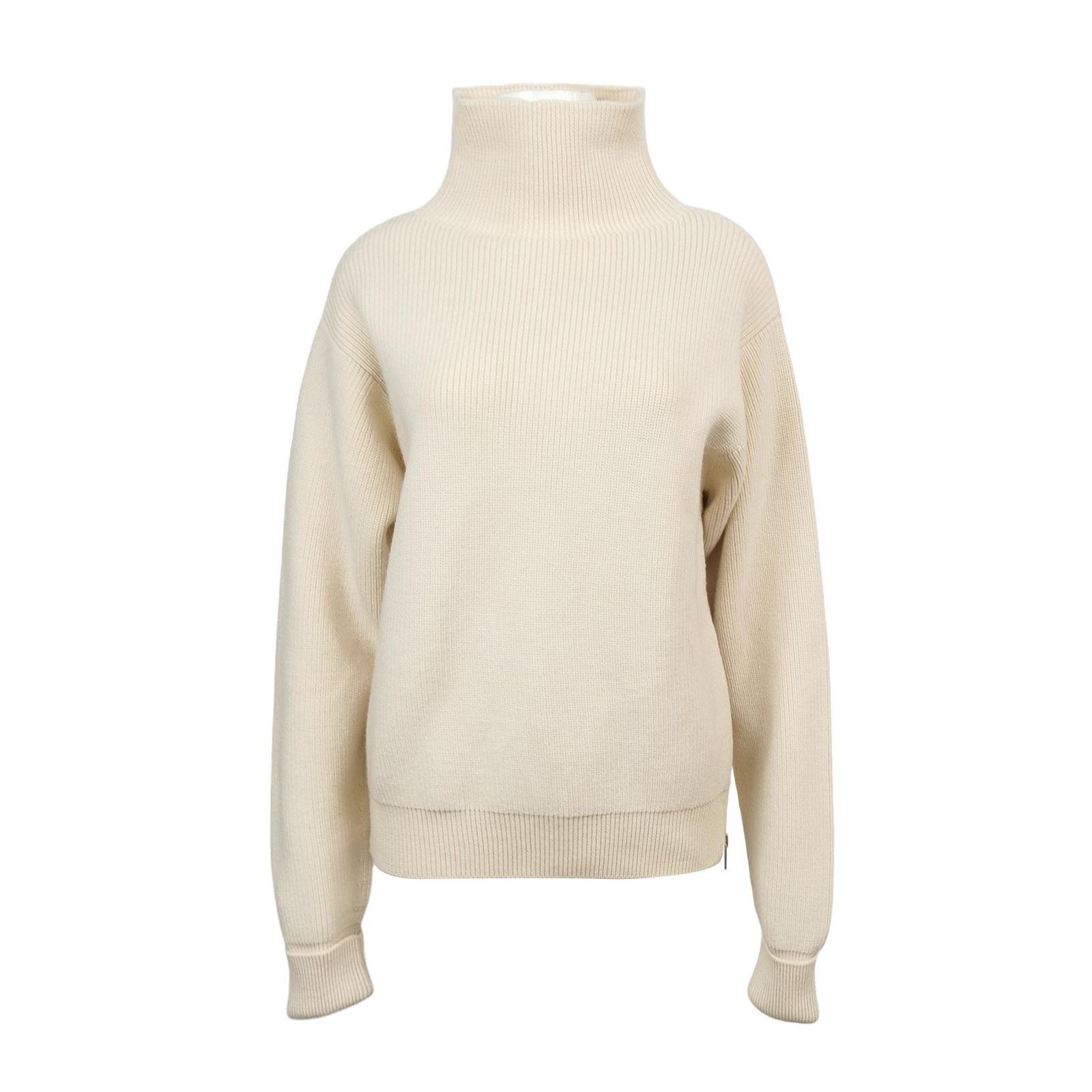 Jil Sander JIL SANDER JIL SANDER Wool Solid Turtleneck Sweater Size 3 Size US M / EU 48-50 / 2 - 1 Thumbnail