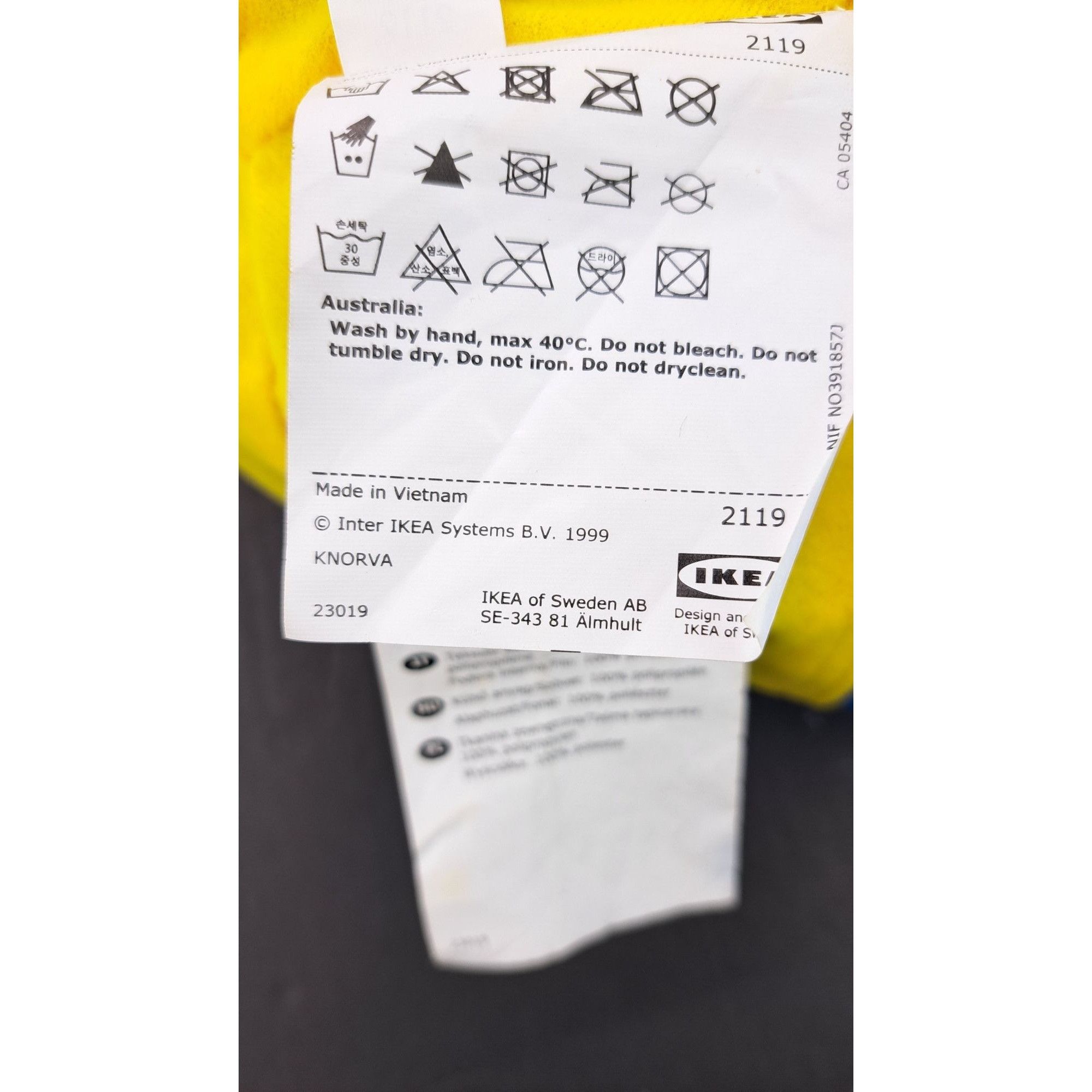 Ikea Ikea Bag KNORVA Limited Edition Bucket Hat Blue Frakta Lined Size ONE SIZE - 7 Thumbnail