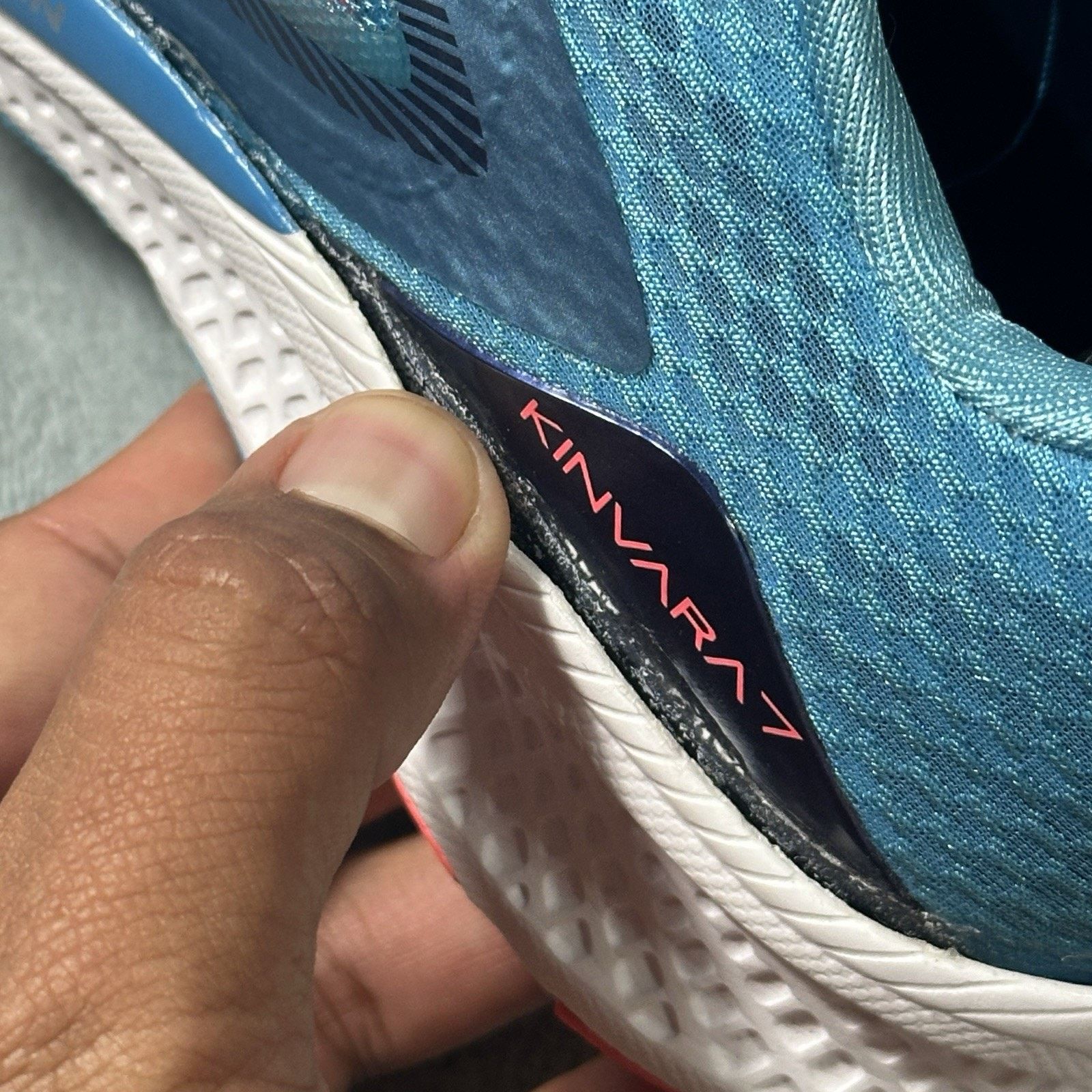Saucony Saucony Kinvara 14 Blue Hiking Trail Running Shoes Flaw Size US 7 / IT 37 - 8 Thumbnail