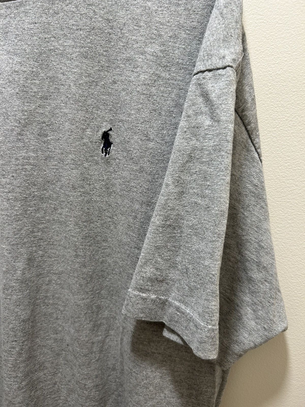Polo Ralph Lauren Vintage Polo Ralph Lauren Grey Logo T-Shirt Size US XL / EU 56 / 4 - 2 Thumbnail