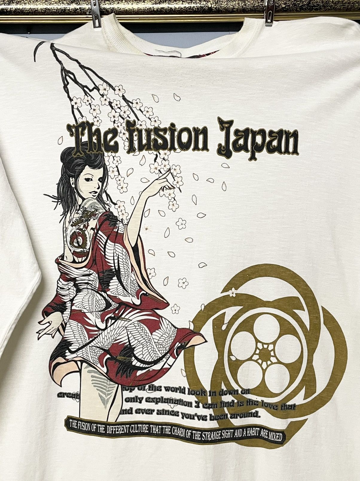 Beauty Beast Vintage 1990s Japan Designer The Fusion Sukajan Longsleeve Size US XL / EU 56 / 4 - 6 Thumbnail