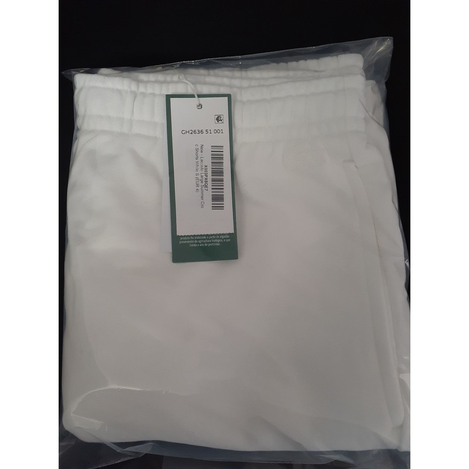 Lacoste Lacoste Large Summer Croc Shorts White S Size US 30 / EU 46 - 2 Thumbnail