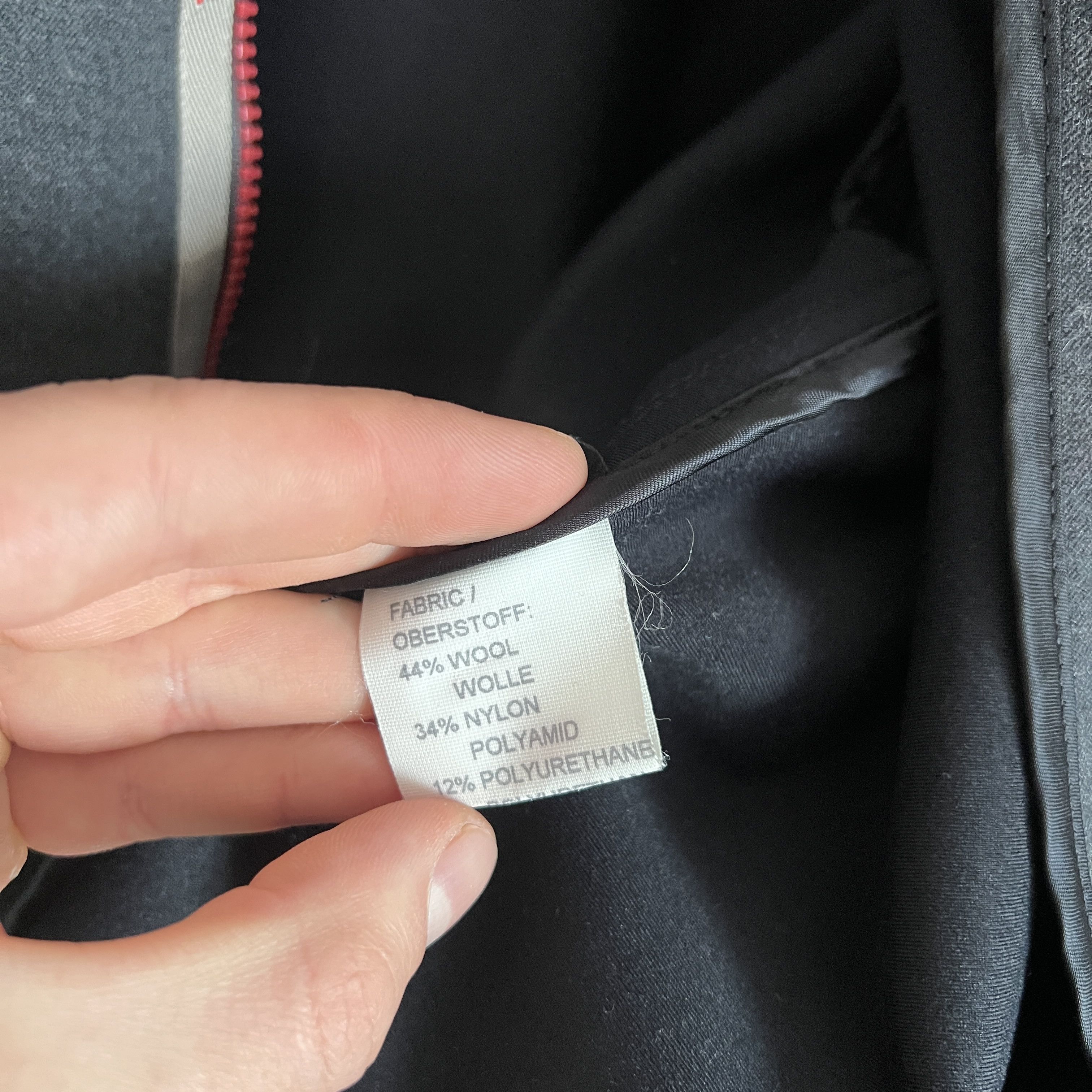 Bogner Vintage Women's KNEISSL Wool Leather Gray Jacket Size S / US 4 / IT 40 - 10 Thumbnail