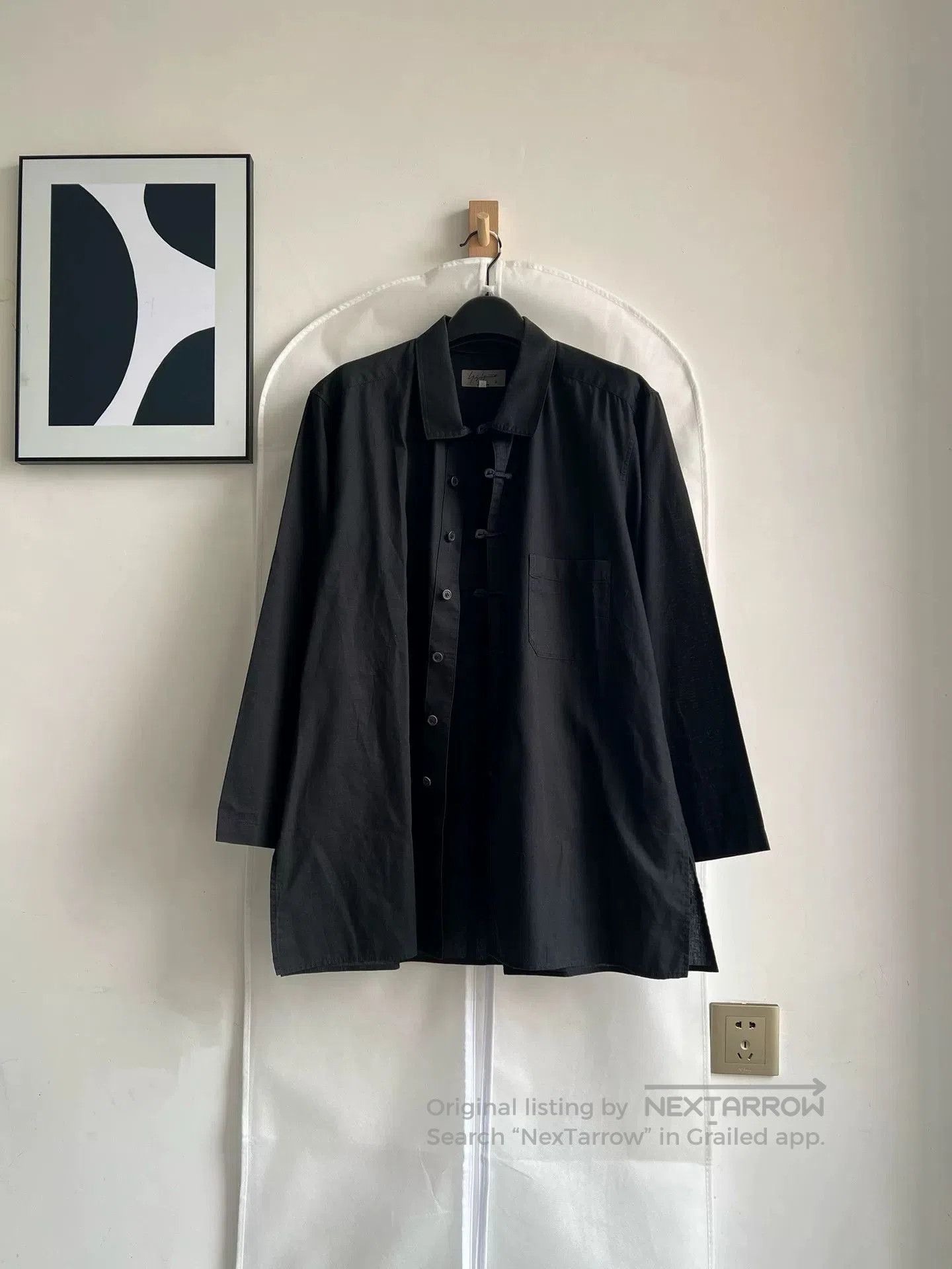 Yohji Yamamoto Yohji Yamamoto Black Oversized Shirt. Size US M / EU 48-50 / 2 - 4 Thumbnail