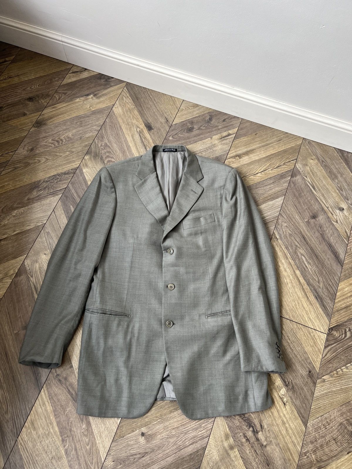 Pal Zileri Vintage Pal Zileri Classic Two Piece Gray Suit Size 54R - 2 Thumbnail