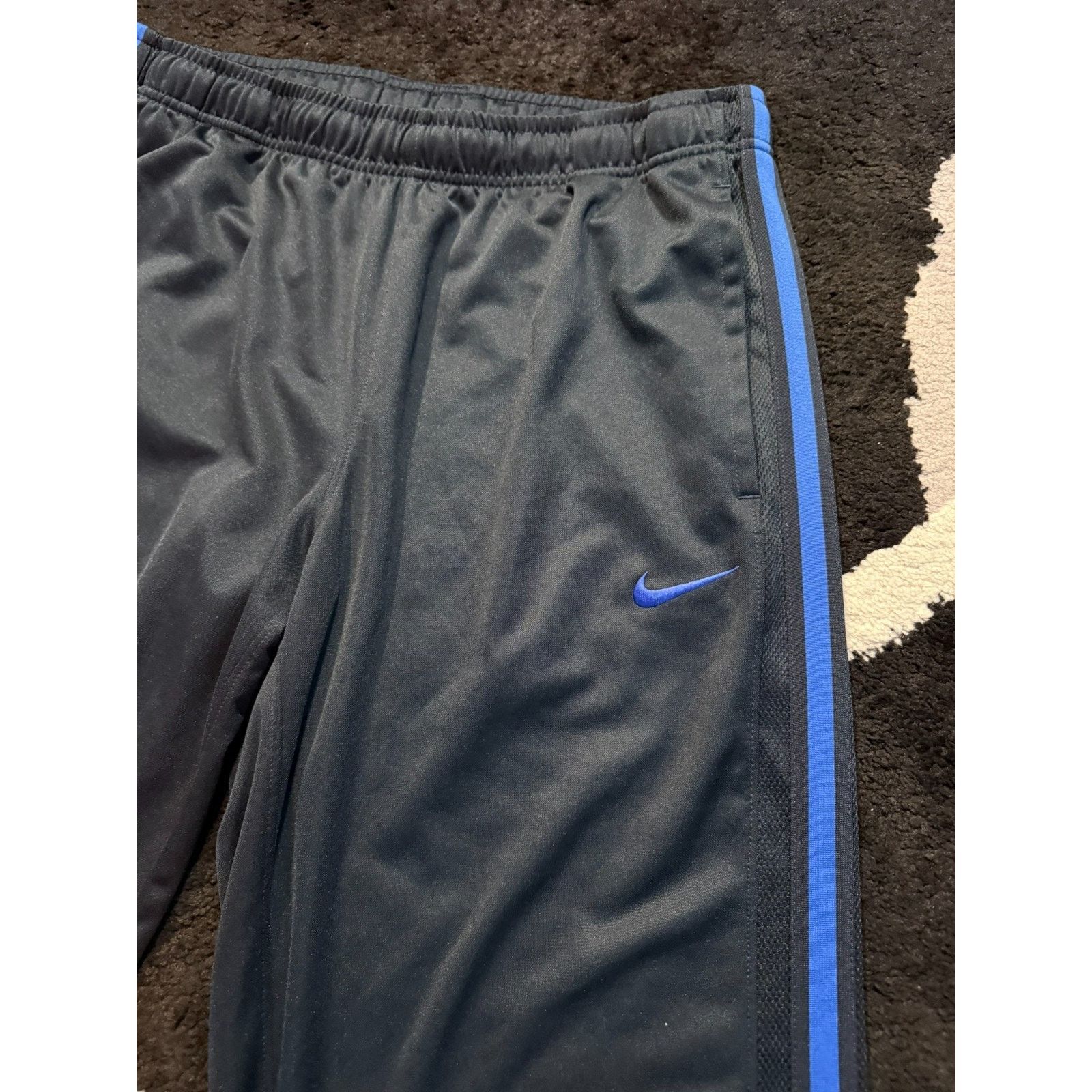 Nike Nike Dri-Fit Track Pants Blue Athletic Joggers Men’s Size M Size US 32 / EU 48 - 2 Thumbnail