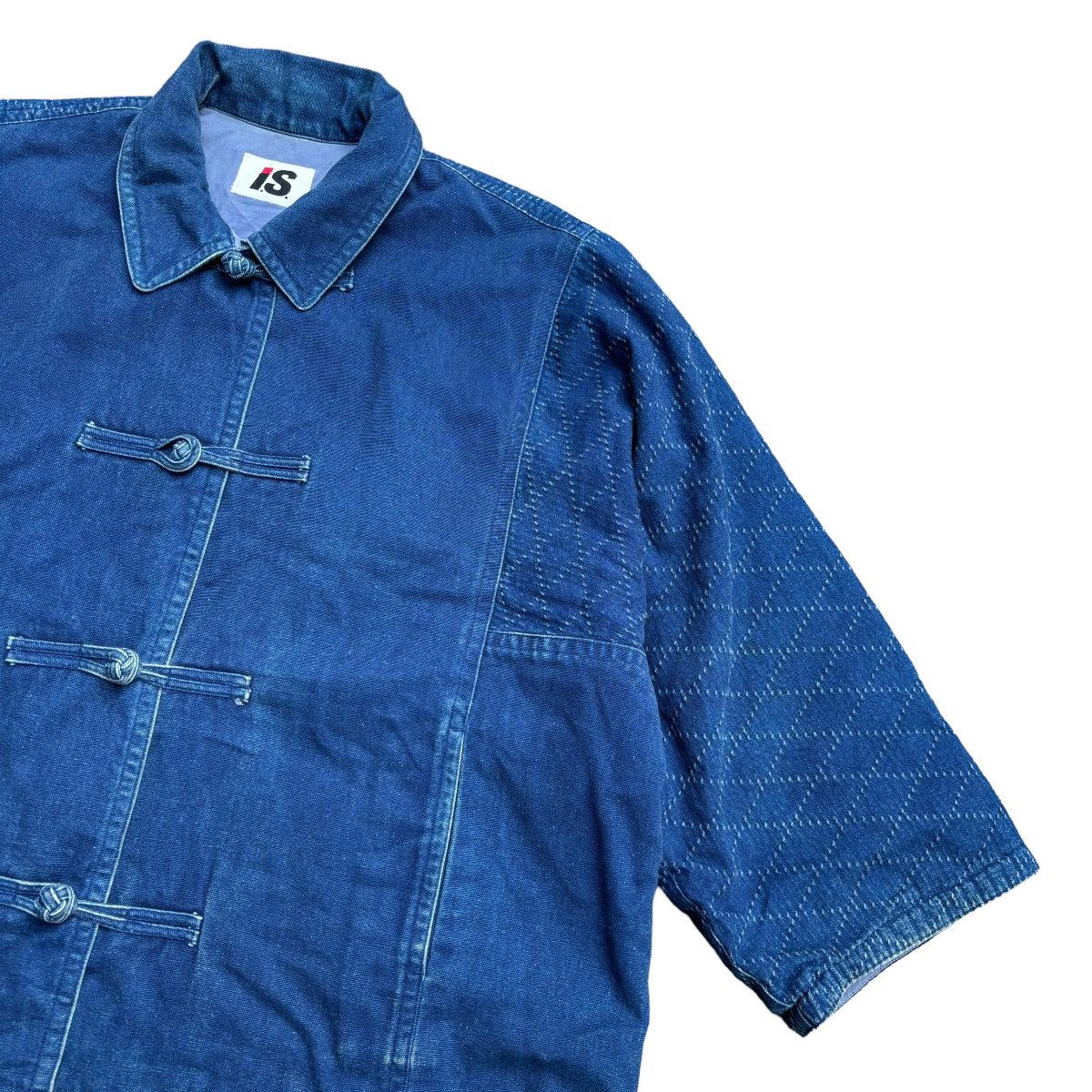 Issey Miyake Vintage Issey Miyake Sashiko Reversible Denim Jacket Size US M / EU 48-50 / 2 - 5 Thumbnail
